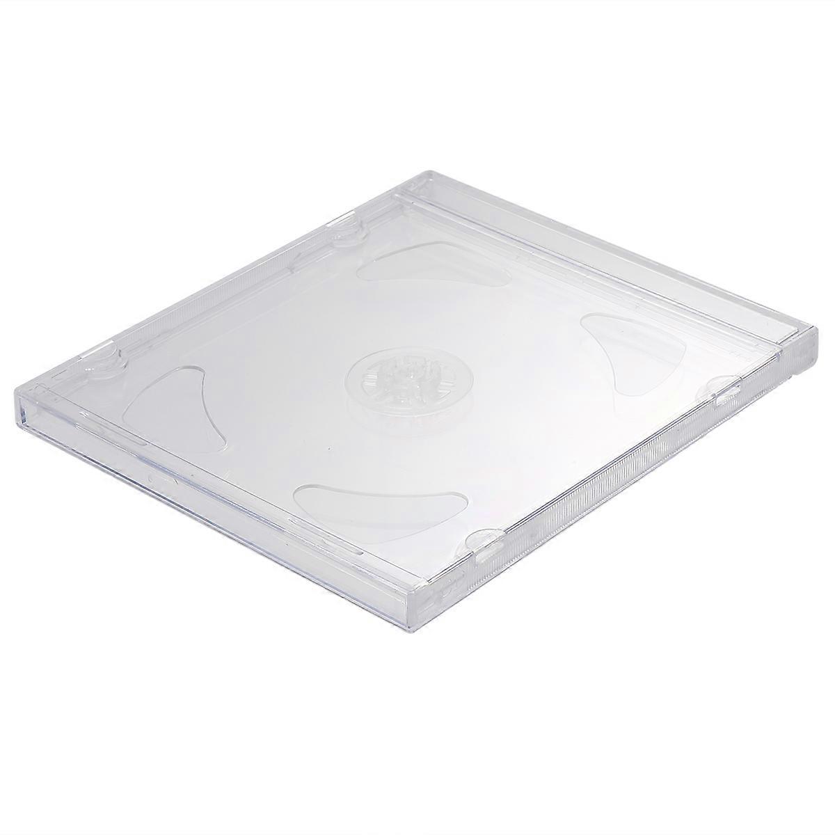 Transparent Cd Box Storage Holder for Media Video Storage Case 10Pcs