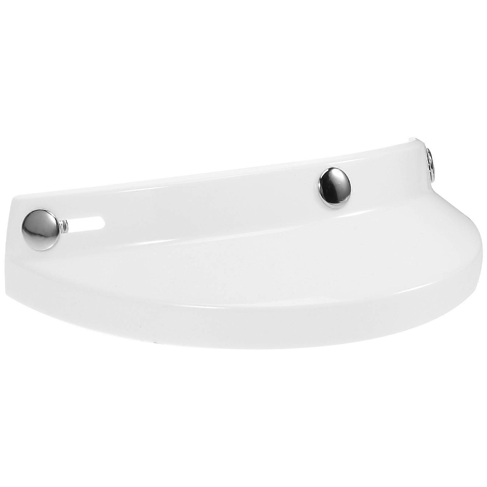 Outdoor Visor for Motorcycle Protection 2Pcs White Pc Material