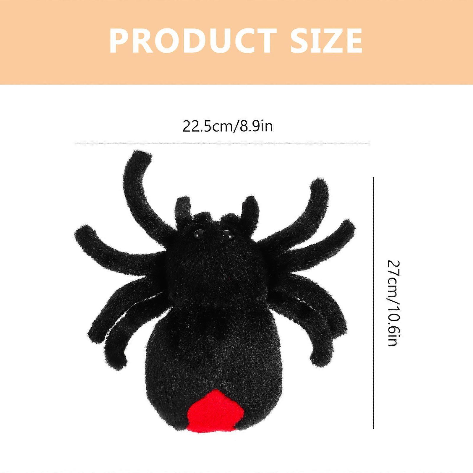 Plush Spider Toy Soft Halloween Stuffed Spider Plaything 5Pcs Set