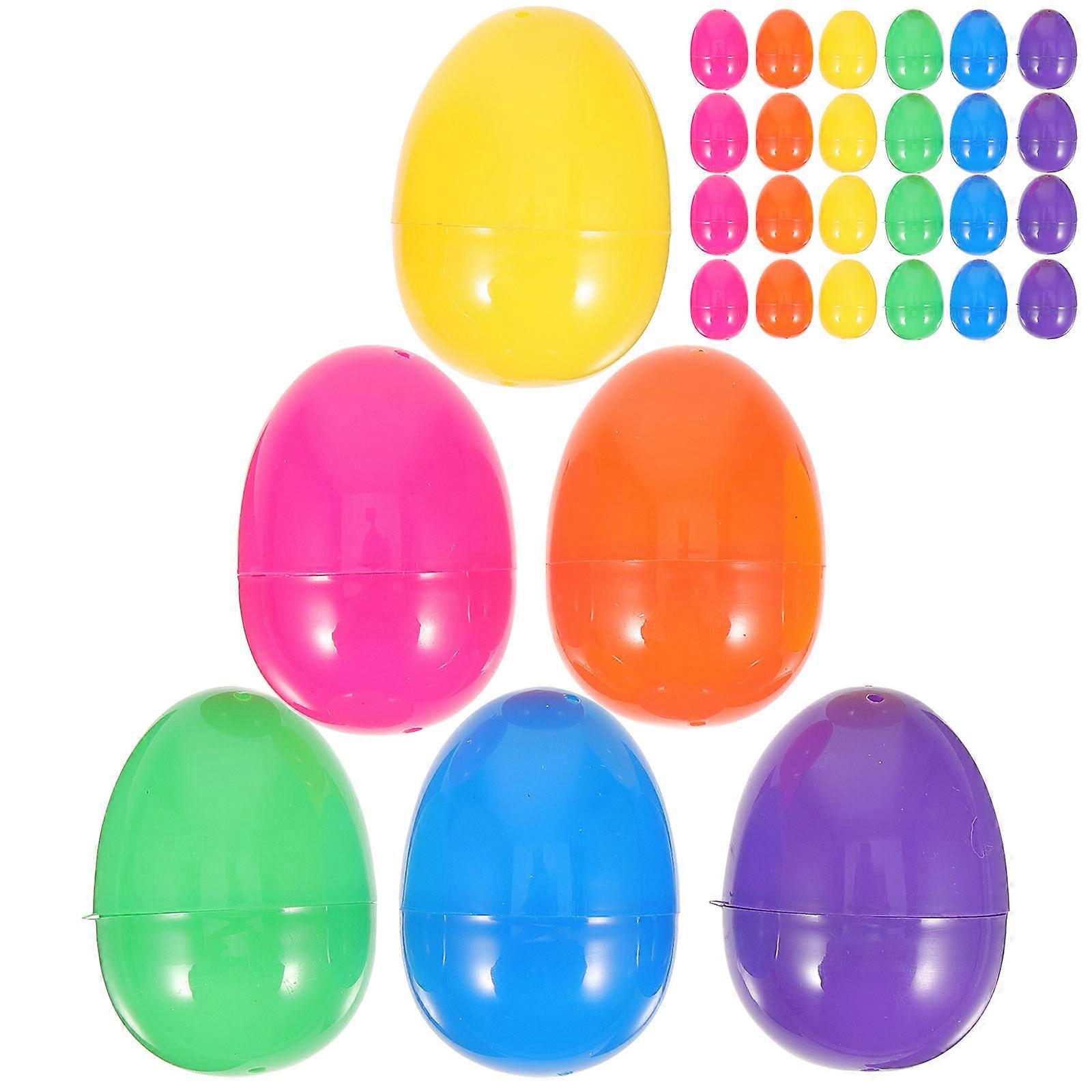 Creative Design Plastic Easter Eggs Suitable For Easter Party Decoration 150 Pcs