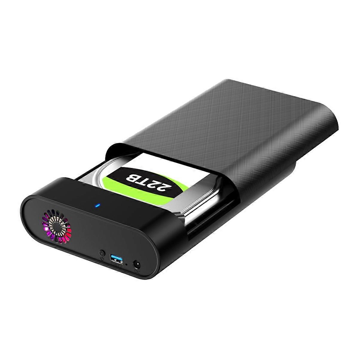 2.5/3.5 Inch SSD Case USB3.0 Hard Drive Enclosure for PC EU Plug