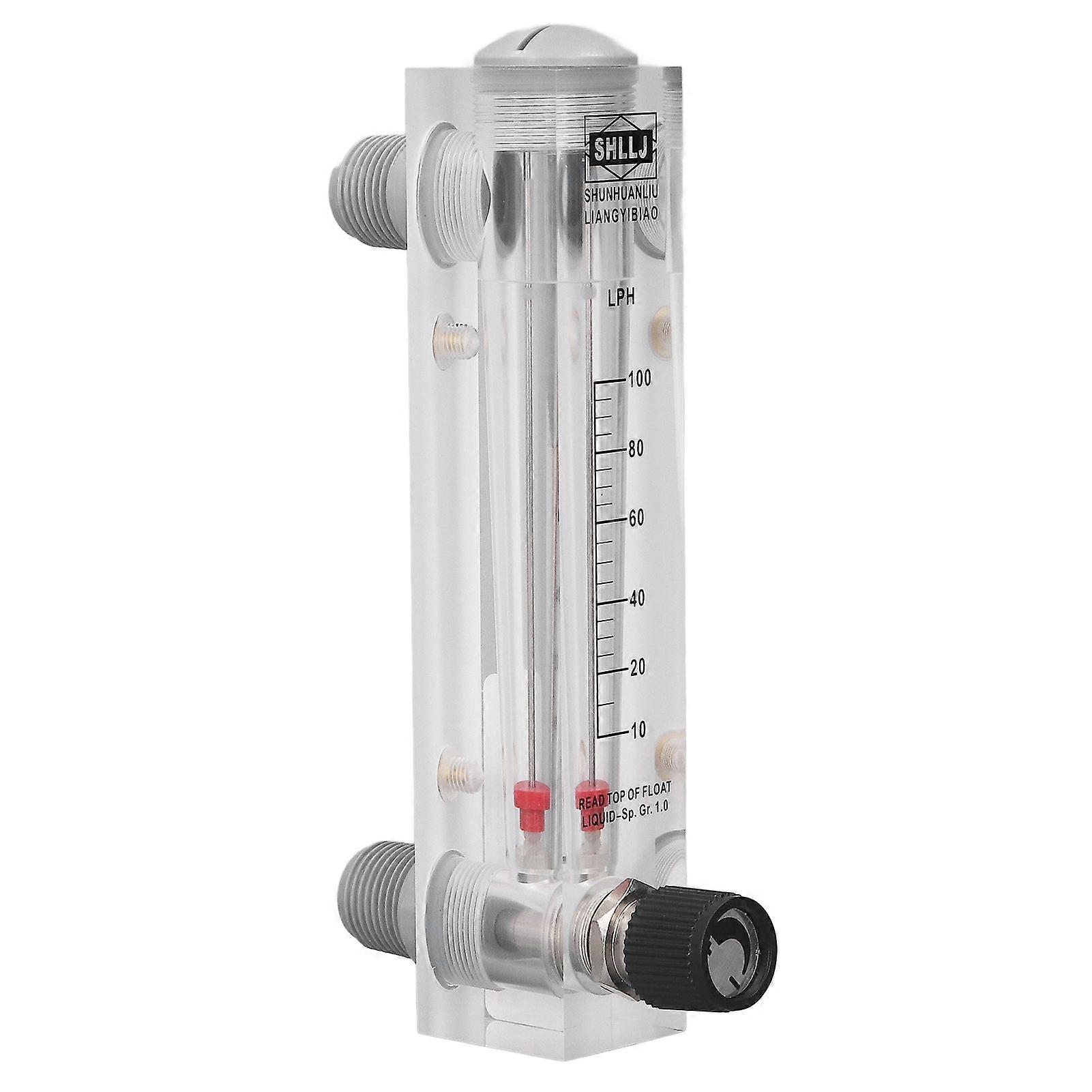 液体流量計調整可能なパネル高精度10100LPHアクリル水流量計