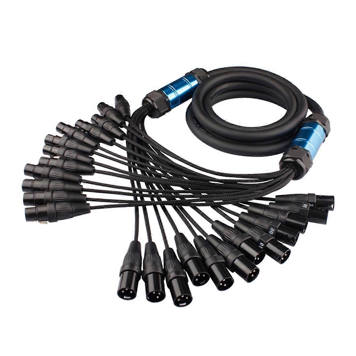 12 Channel XLR Cable Audio Extension Stage Extension Cord,3 Meter