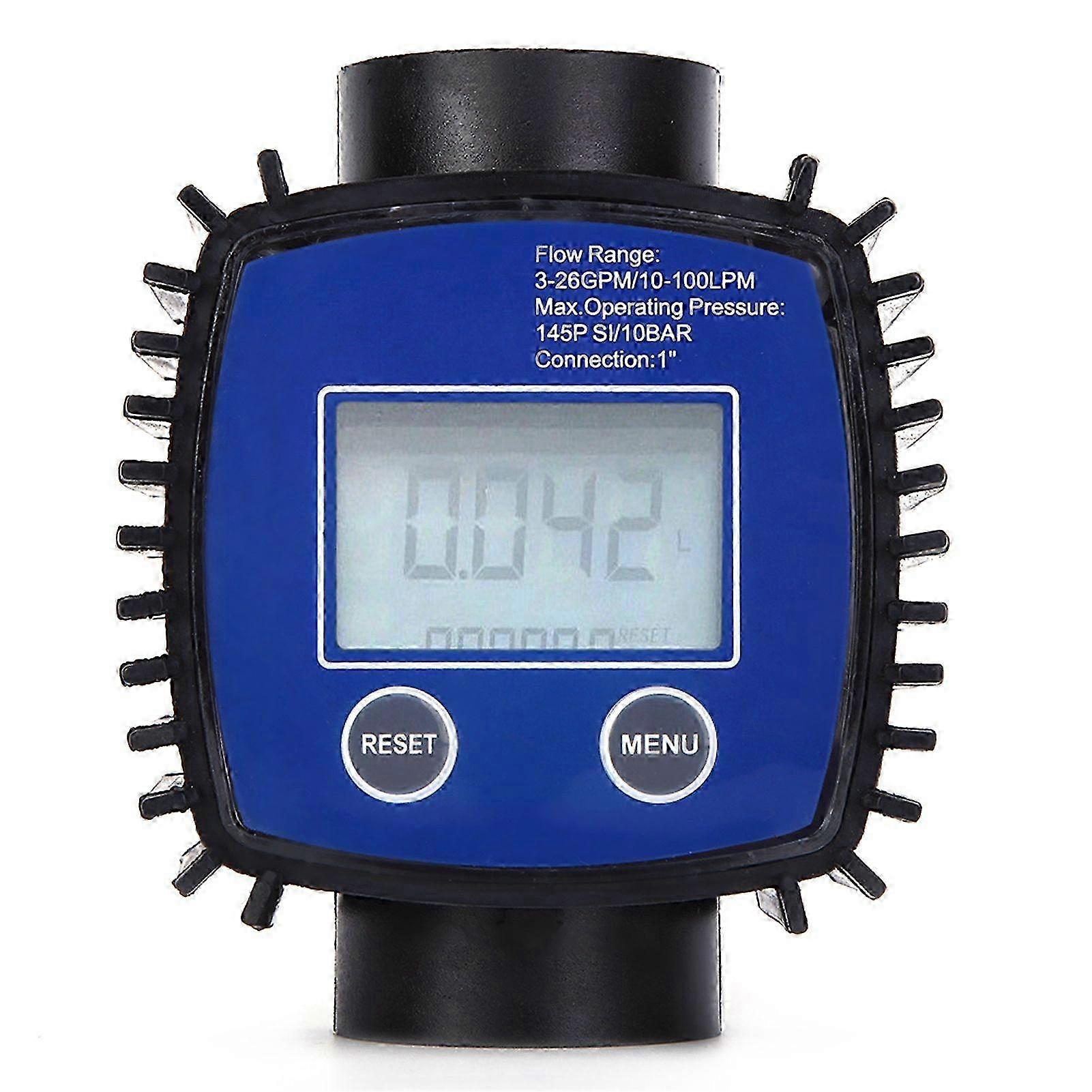 25-26 Digital Display High Accuracy Water Flow Meter Flowmeter 1in Internal Thread
