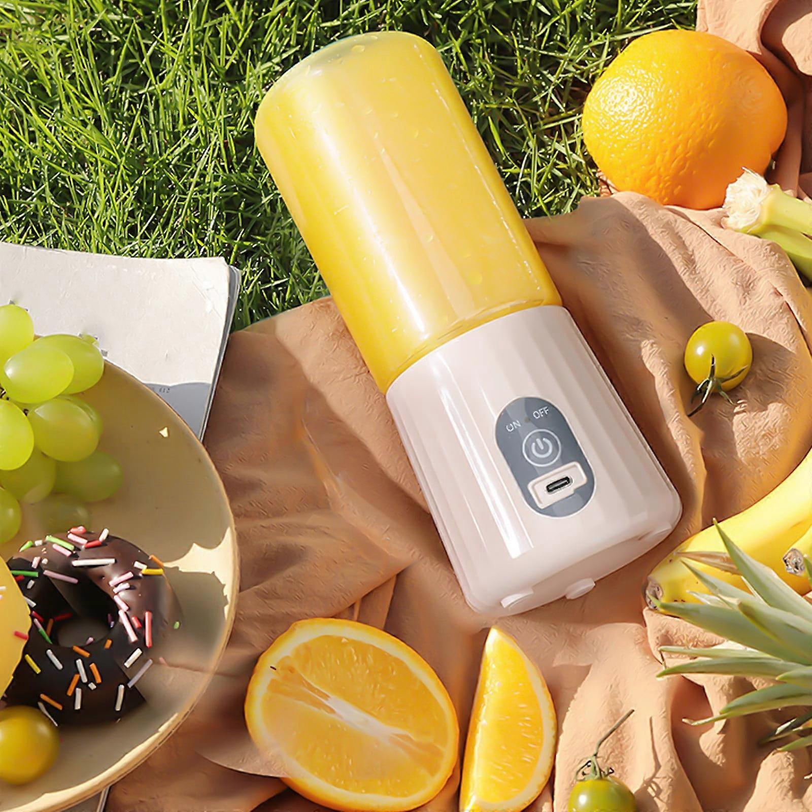 Specollect Portable Blender,USB Rechargeable With 6 Blades for Shakes and Smoothies Waterproof Blender Travel Lid.