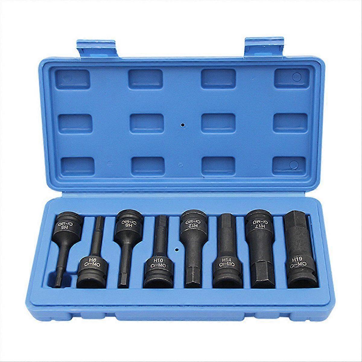 1/2 inch Drive Master Impact Hex Bit Set, Hex Driver,8pcs