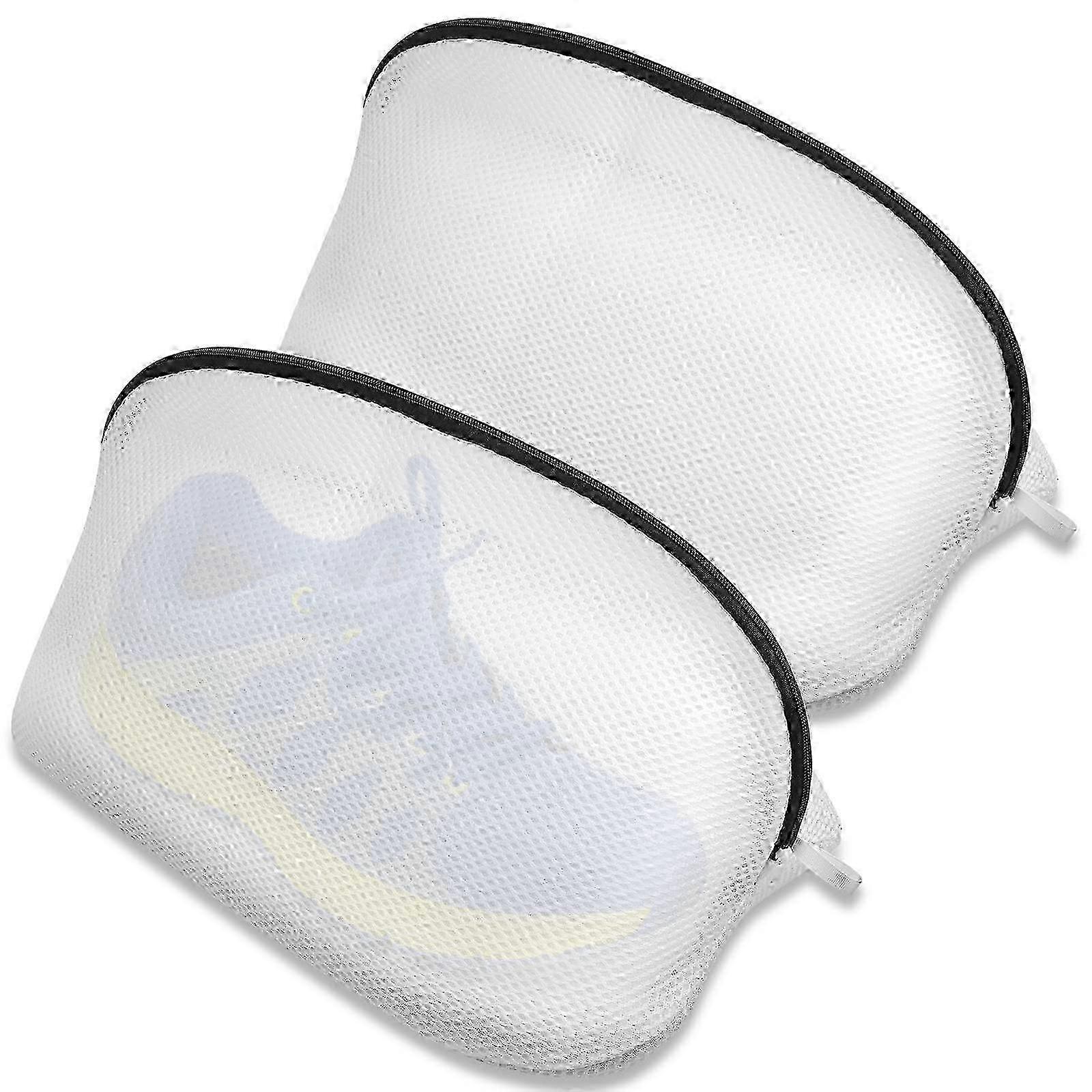 Sac de lavage pour chaussures-2PCS Sacs à linge Sac de machine à laver-Sac de filet de lavage avec fermeture éclair pour machine à laver en filet