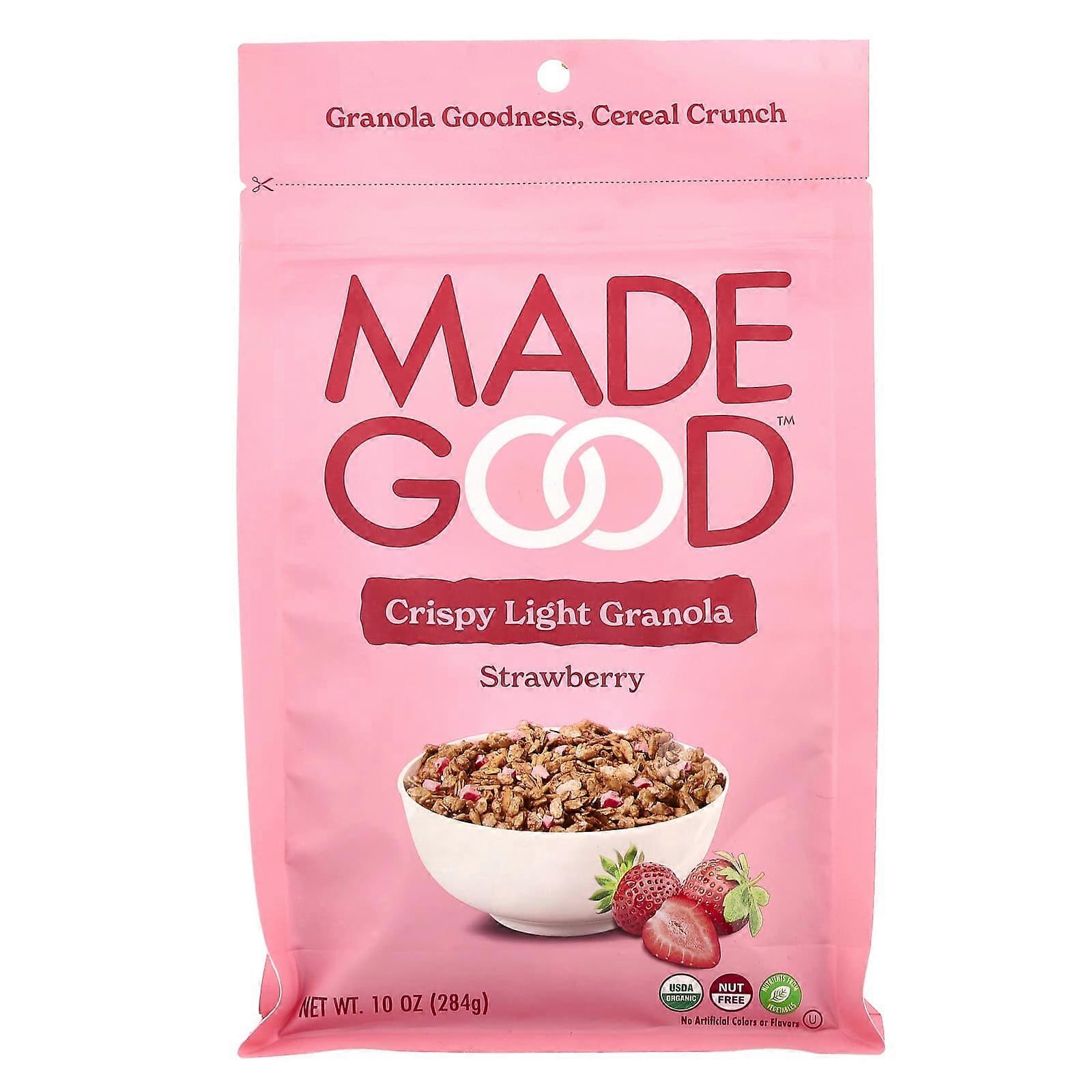 Crispy Light Granola, Strawberry, 10 oz (284 g)