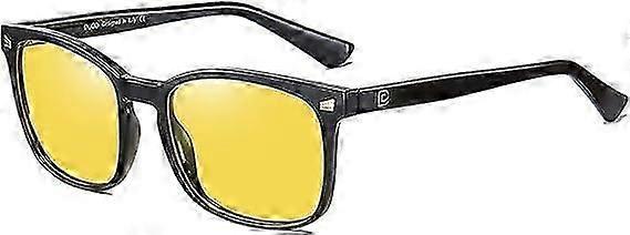 Nattkörningsglasögon Kvinnor Män Gul Polariserad Lins Anti-Bländning UV-skyddsglasögon
