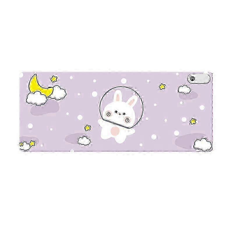Intelligent Digital Display Timing Heating Mouse Pad Office Desktop Electric Heating Mat, CN Plug, Style:Rabbit 80x33cm