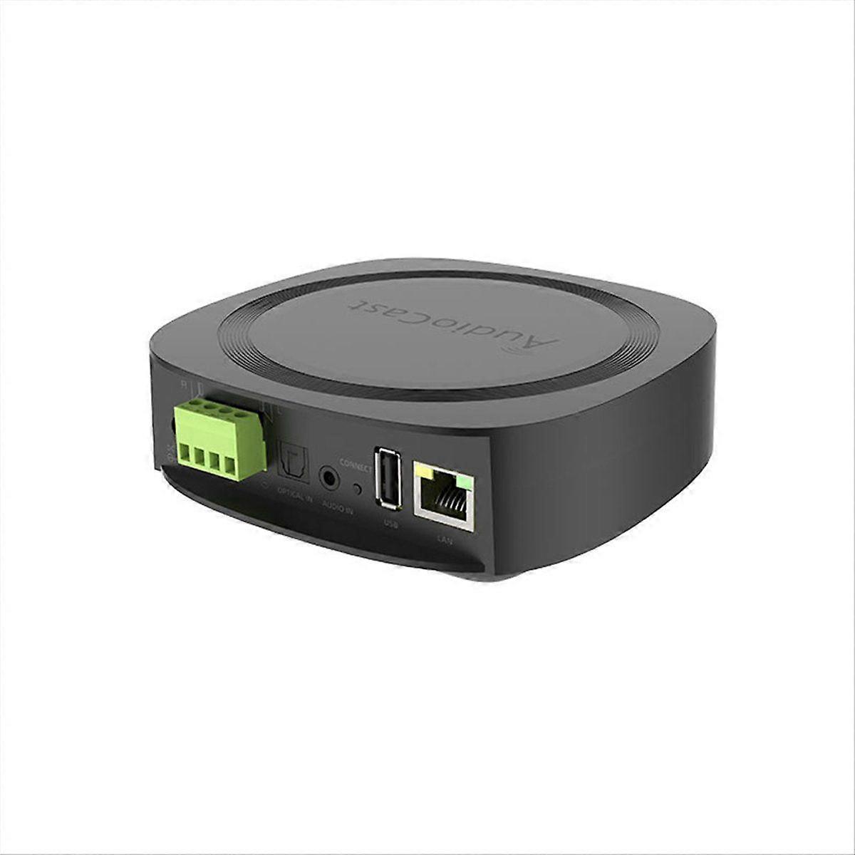 Audiocast Wireless & BT V5.0 Amplifier Multi Room Audio Music Receiver Adapter for Airplay DLNA Spe