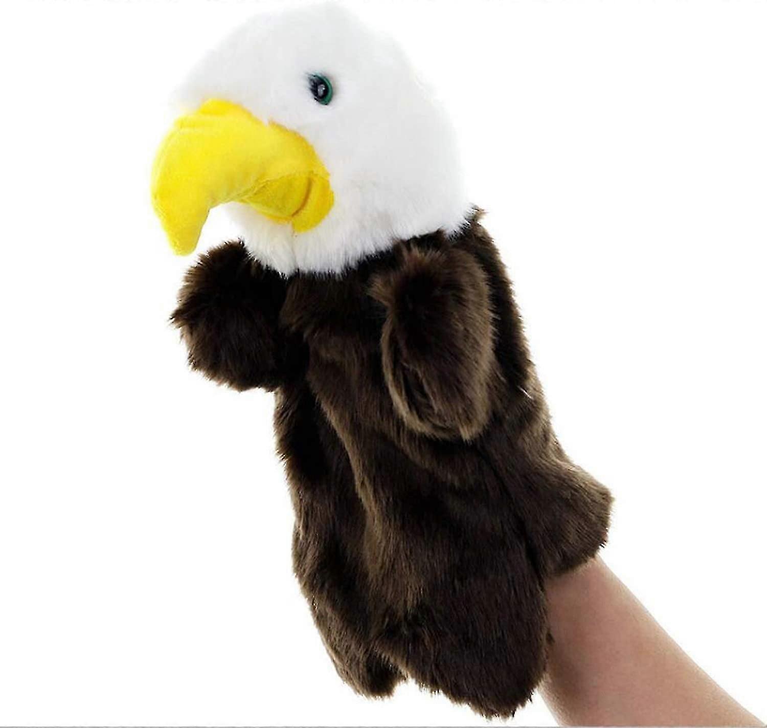 Plush Eagle Hand Puppets Stuffed Animal Toys For Imaginative Pretend Play Stocking Storytelling
