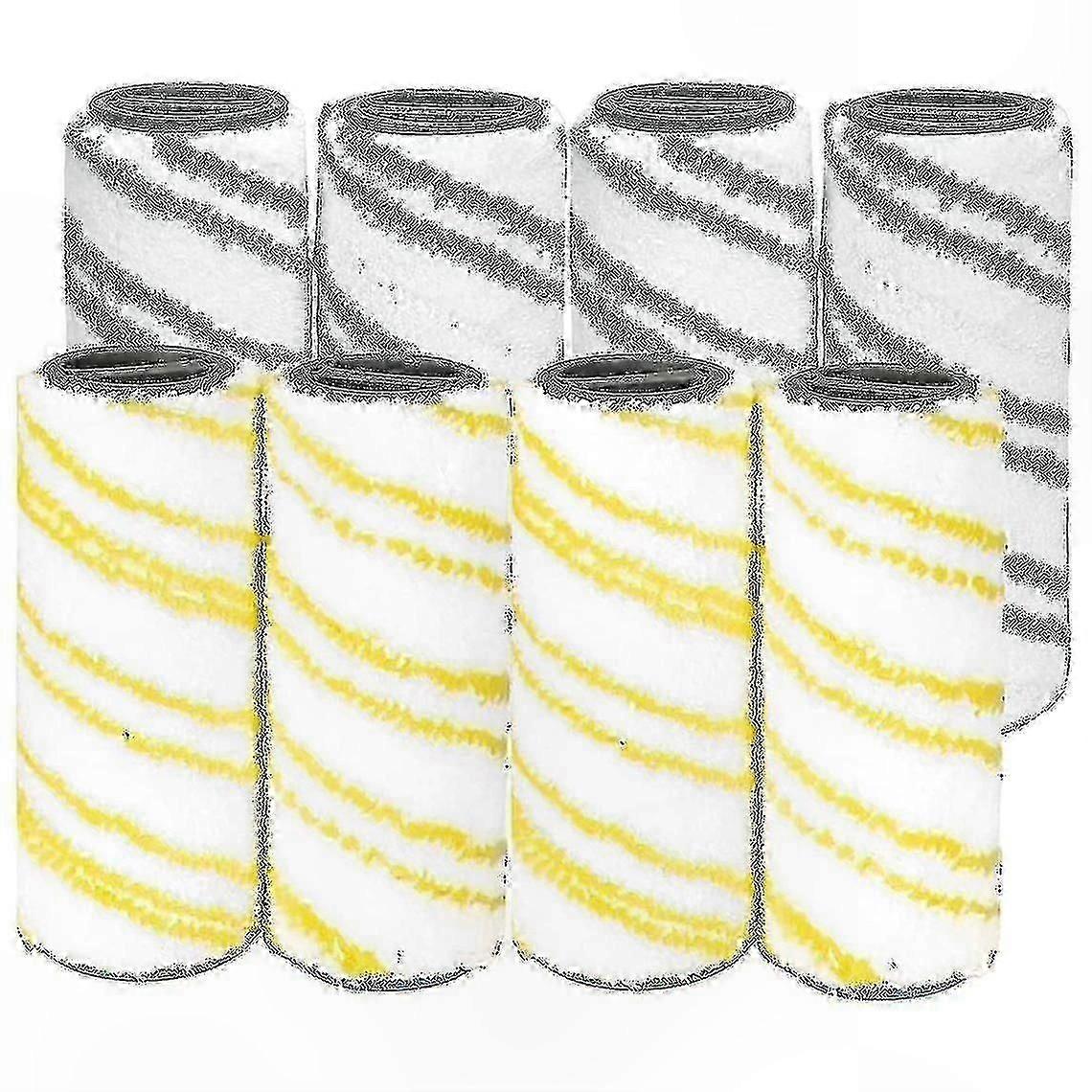 8-Pack Roller Set for Floor Cleaners Compatible with FC7, FC5, FC3, FC3D Models - Universal Fit