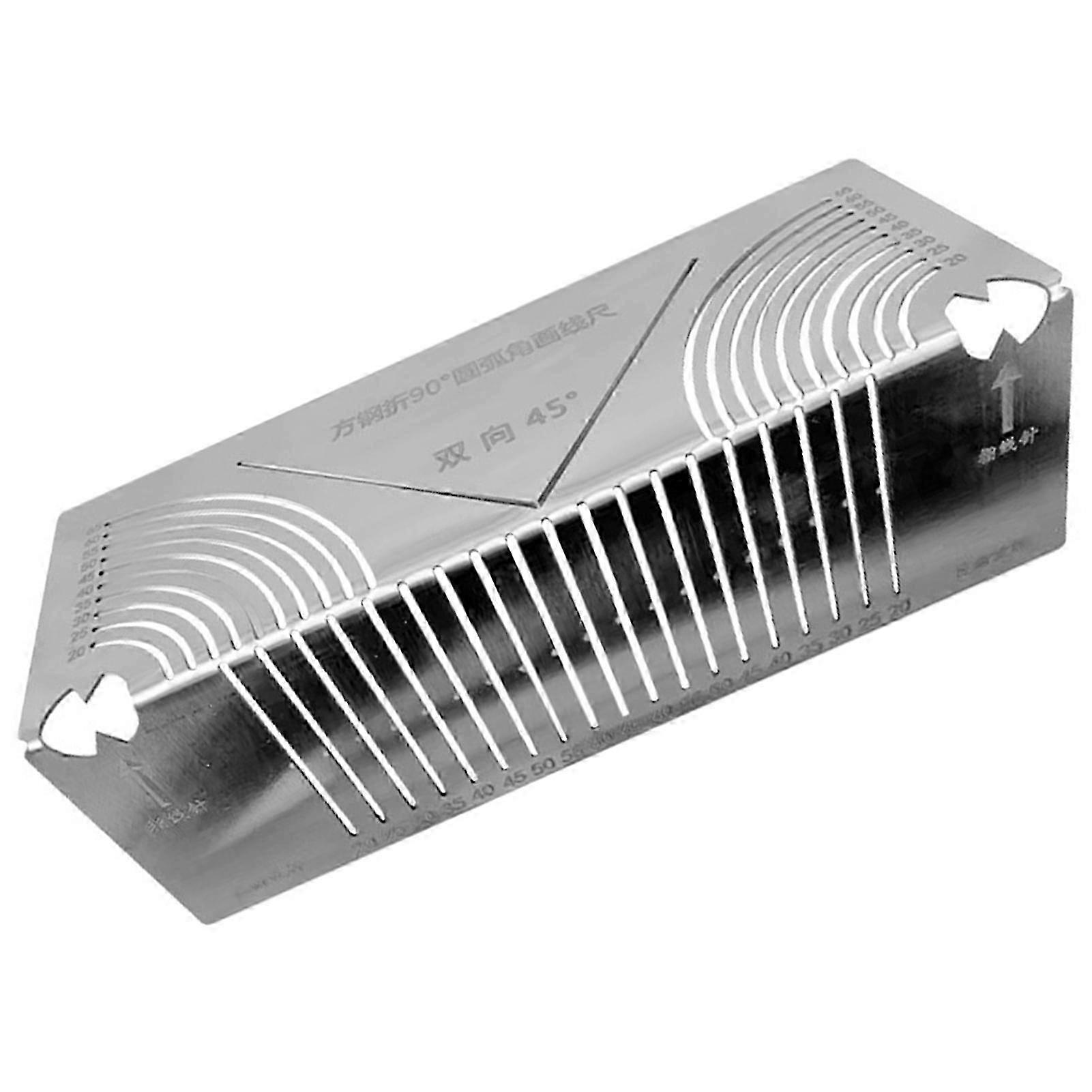 Precise-Flex Angle Arc Marking Tool Efficient Metal Pipe Saddle Cutting Guide Pipefitter Measuring Tools