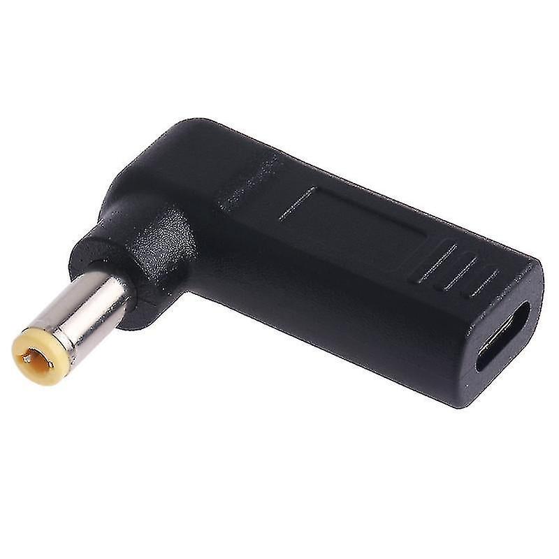 Computer Accessory Sets Usb-c Type-c Female To 5.5x2.5mm Male Plug Elbow Adapter Connector