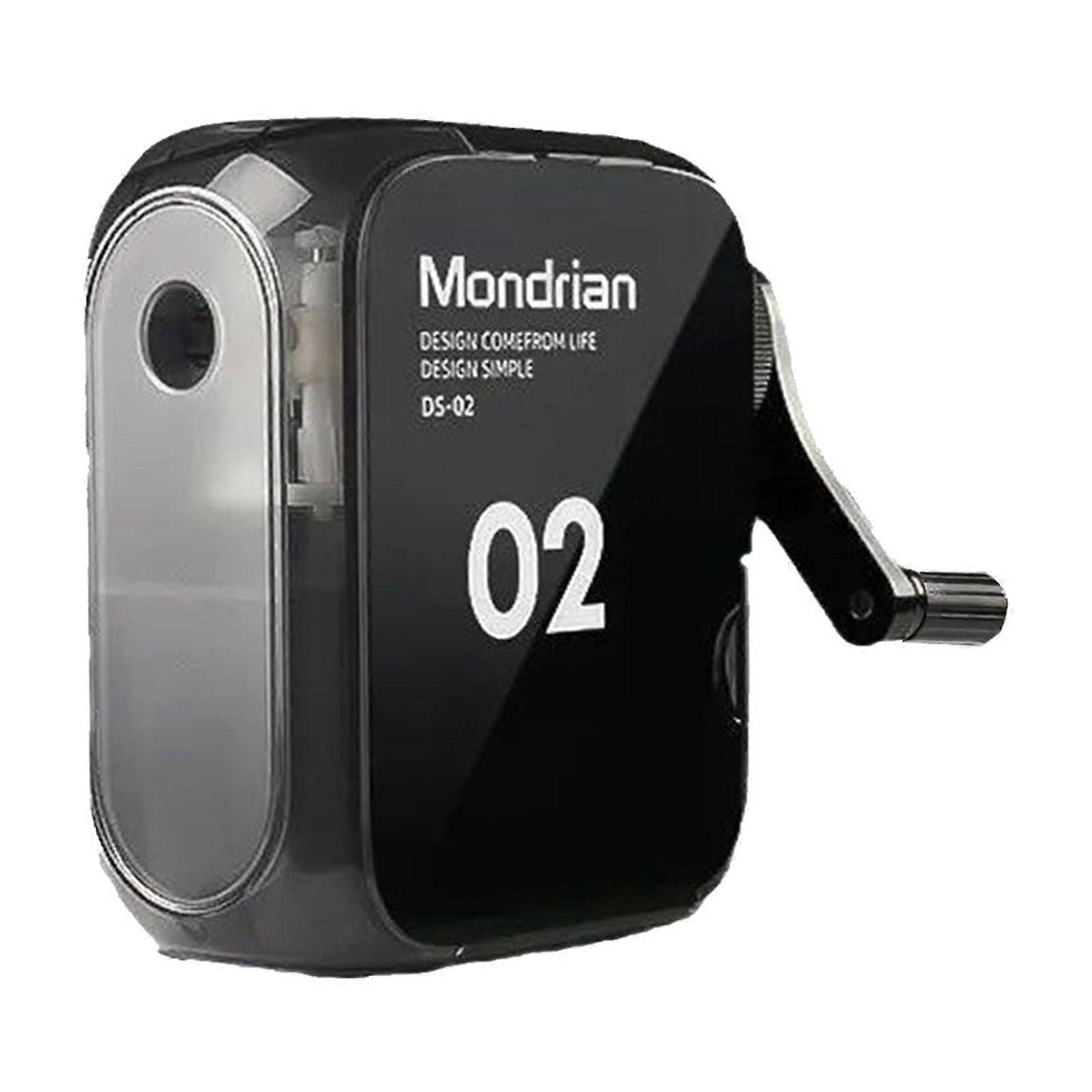 Bocqde Back to School Pencil Sharpener, Hand-cranked Sketch Pencil Sharpener for Art Students, Quick & Special Design