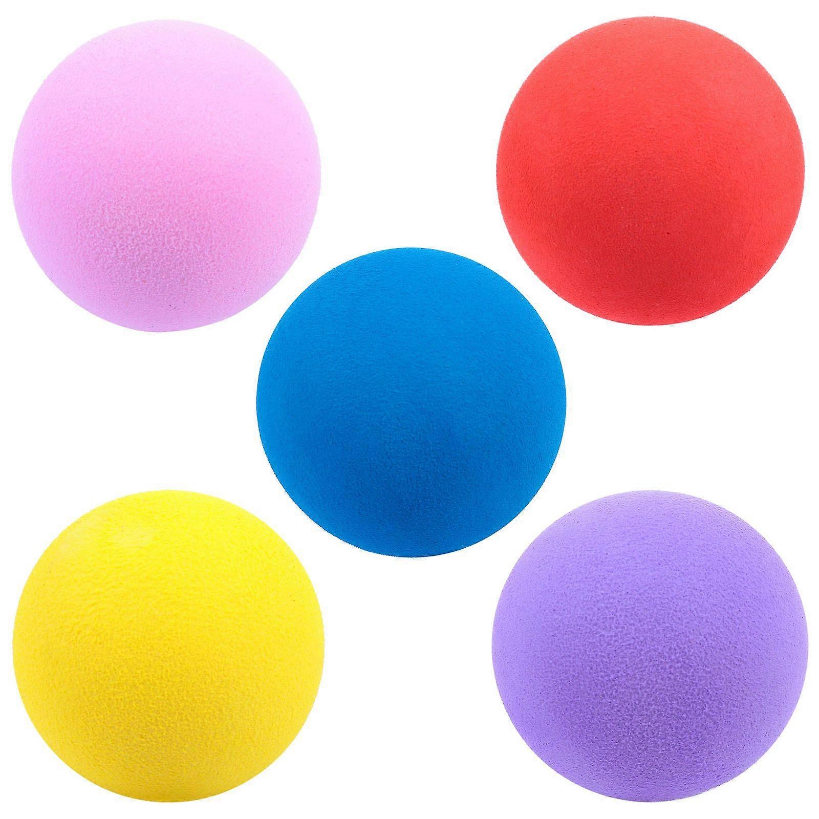 5Pcs Practical Training Balls Elastic Balls Durable Golfs for Indoor