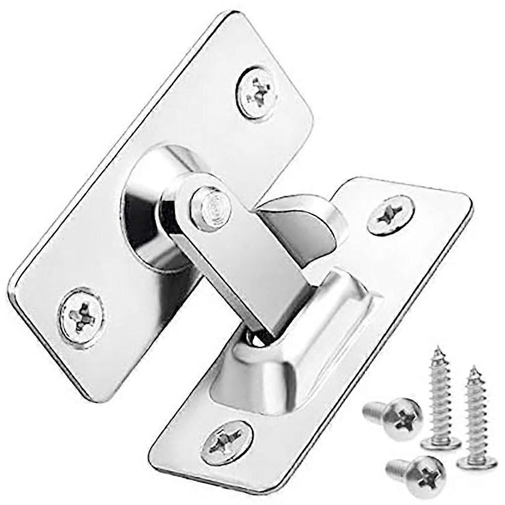 Door Lock with Smooth Latching Bolt for Home Security, Easy Install Gate Latch for Wooden Doors