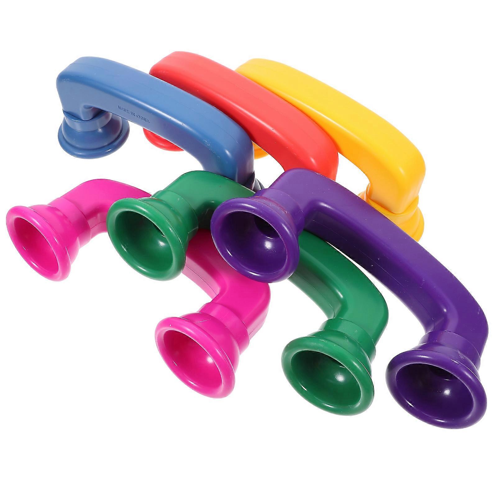 Assorted Phones Toy for Reading Toddlers ABS Material 6Pcs