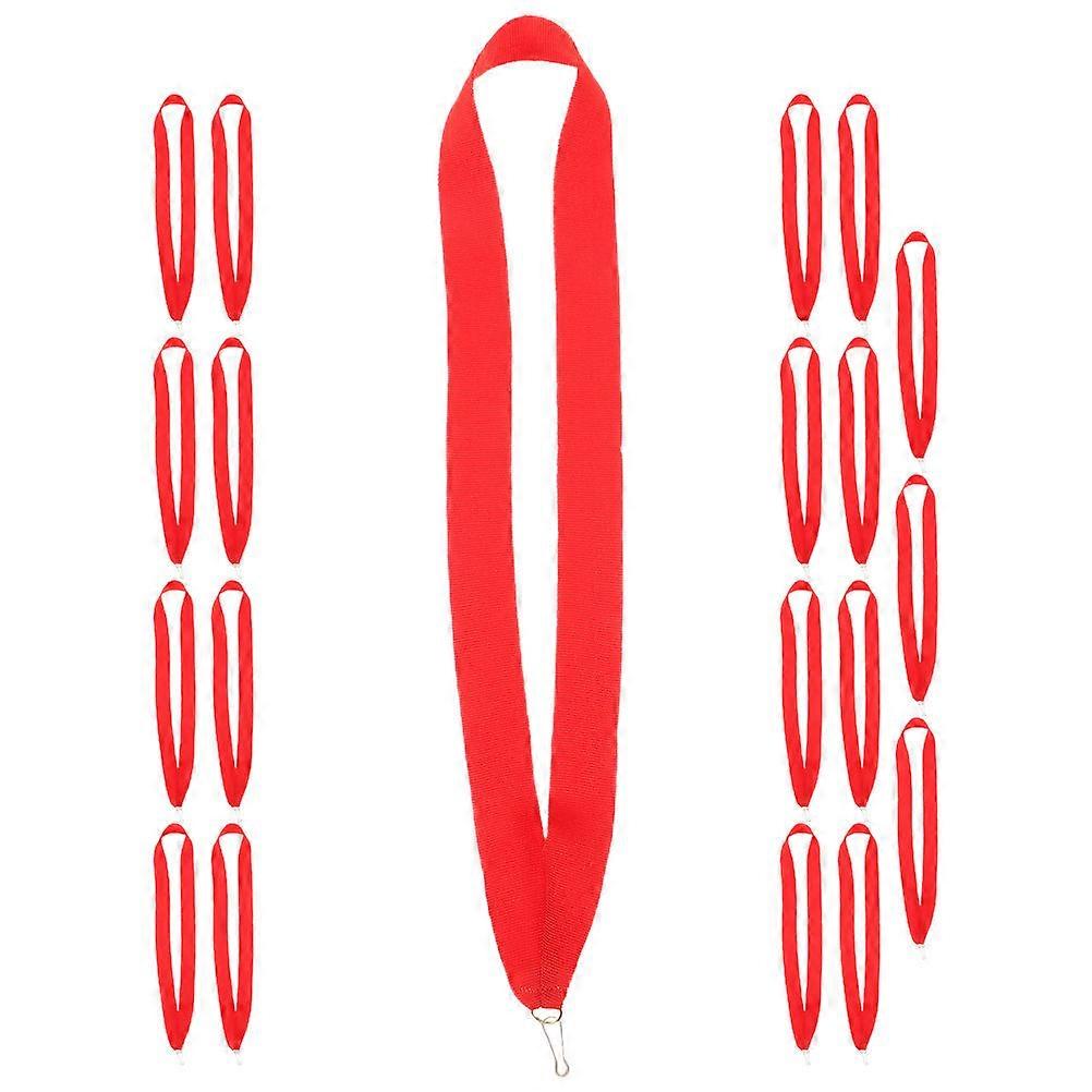Flat Medal Lanyards Ribbon for Medal for Hanging 20Pcs Multi Color Polyester