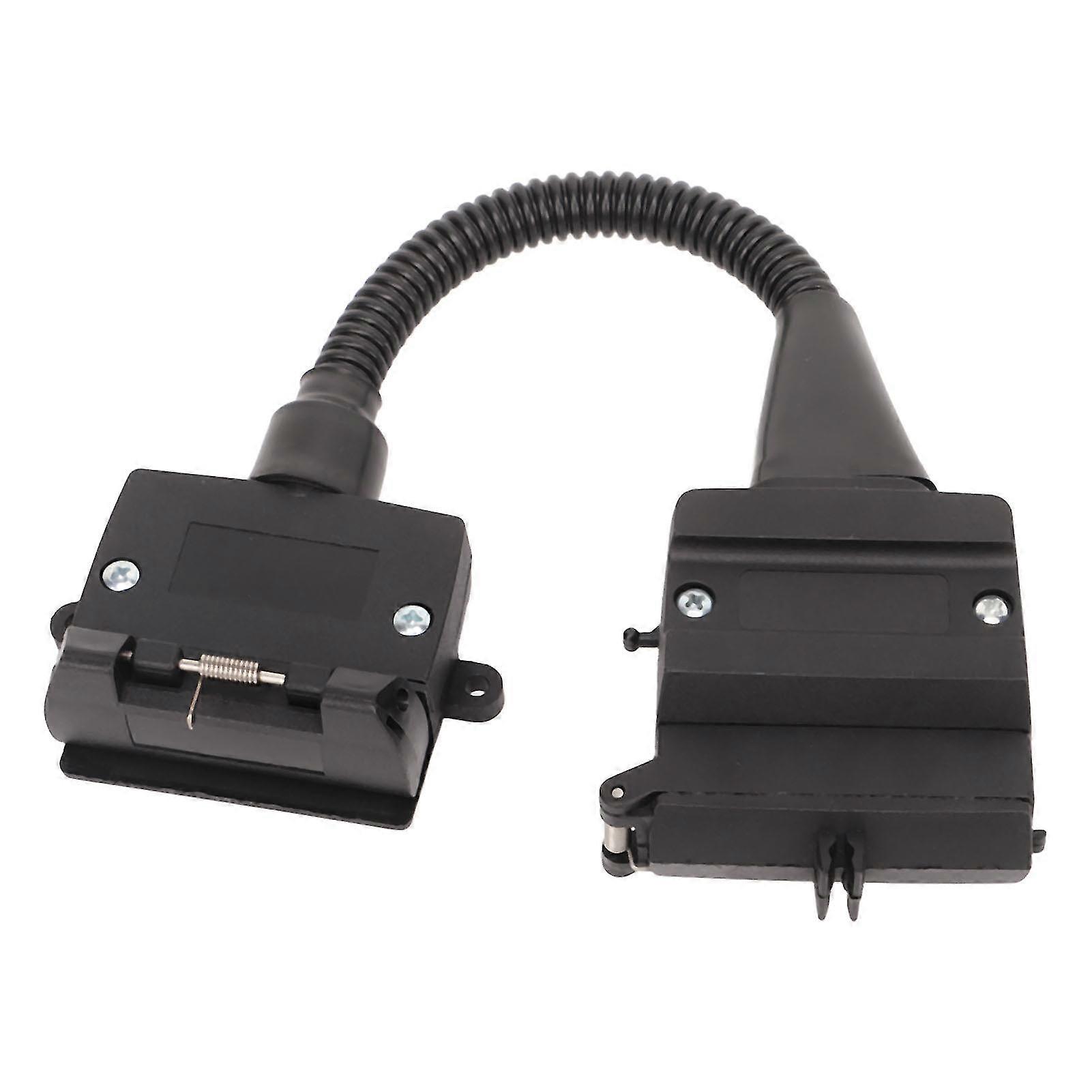 Durable trailer adapter 12 pin plug to 7 pin socket for caravans