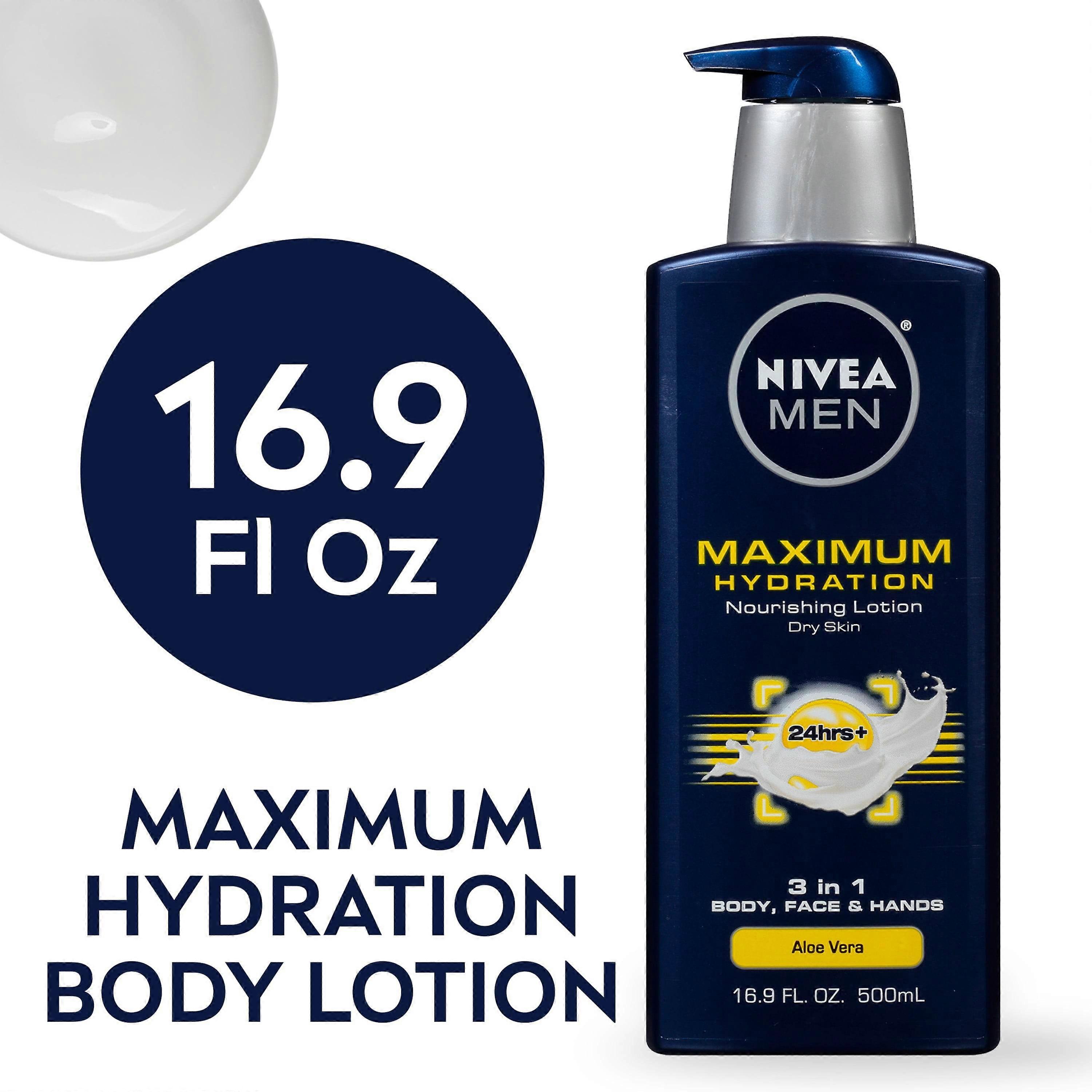 Nivea Men Maximum Hydration Λοσιόν Ξηρού Δέρματος, 16,9 oz