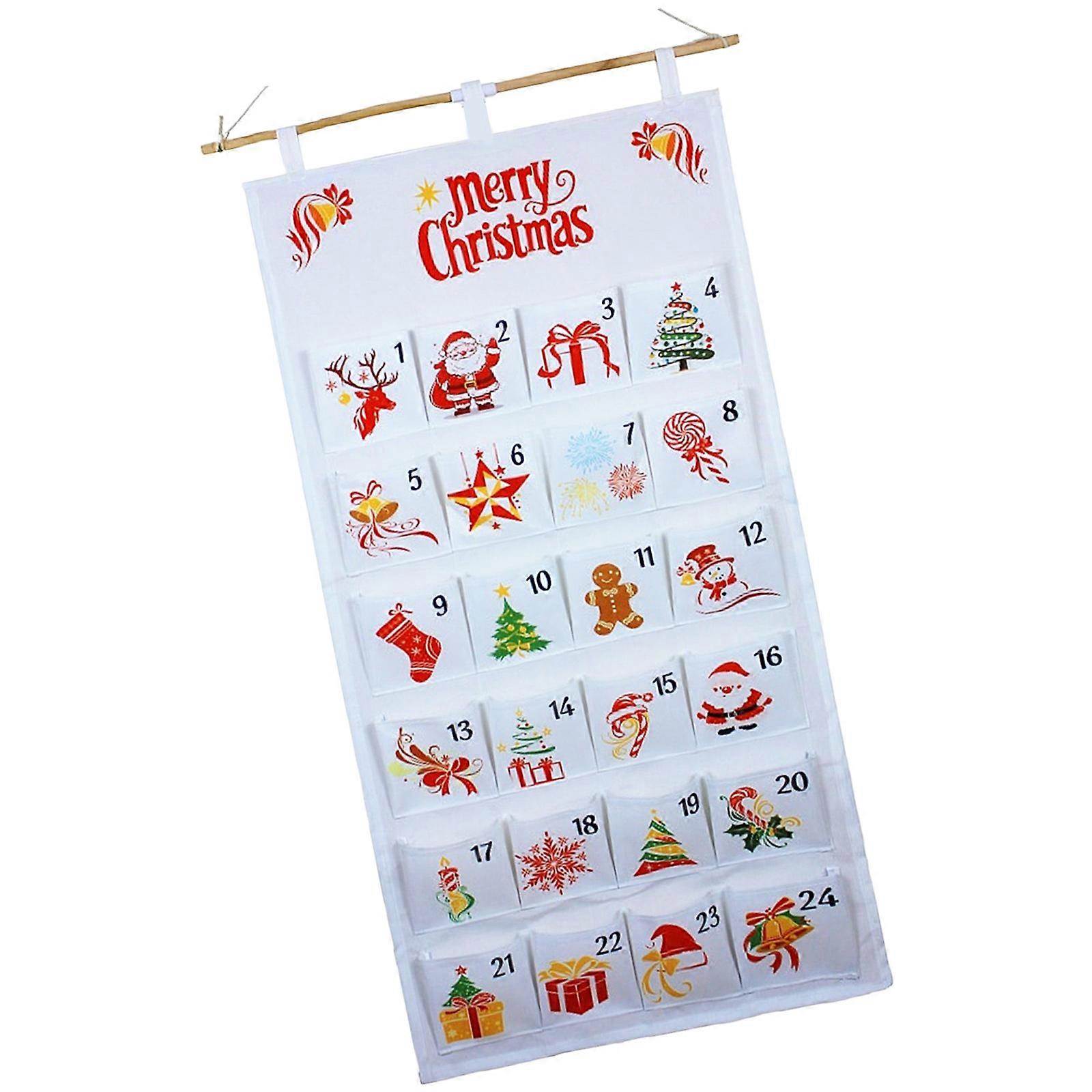 Christmas Wall Organizers Multiple Compartment Hanging Bag Space Saving Home Decoration Storage Solution Multicolor
