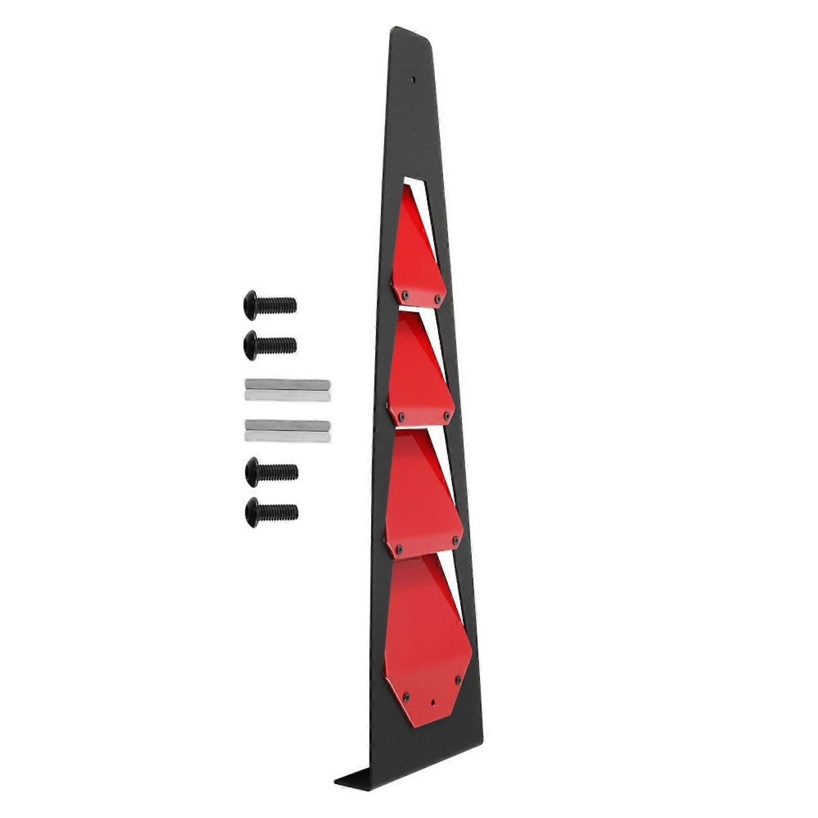 Aluminum Ventilation System Insert Strong Construction Quick Performances Upgrade Odor Reducing Vent Inserts for Vehicle  black red