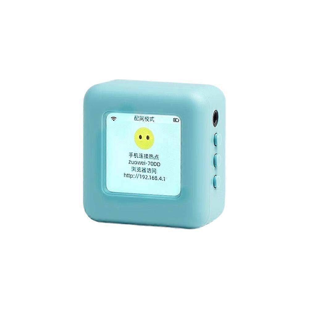 For DeepSeek AI Chat Robot AI Companion with 1.54 Inch LCD Display Screen Supports 33 Languages Electronic Pet Blue