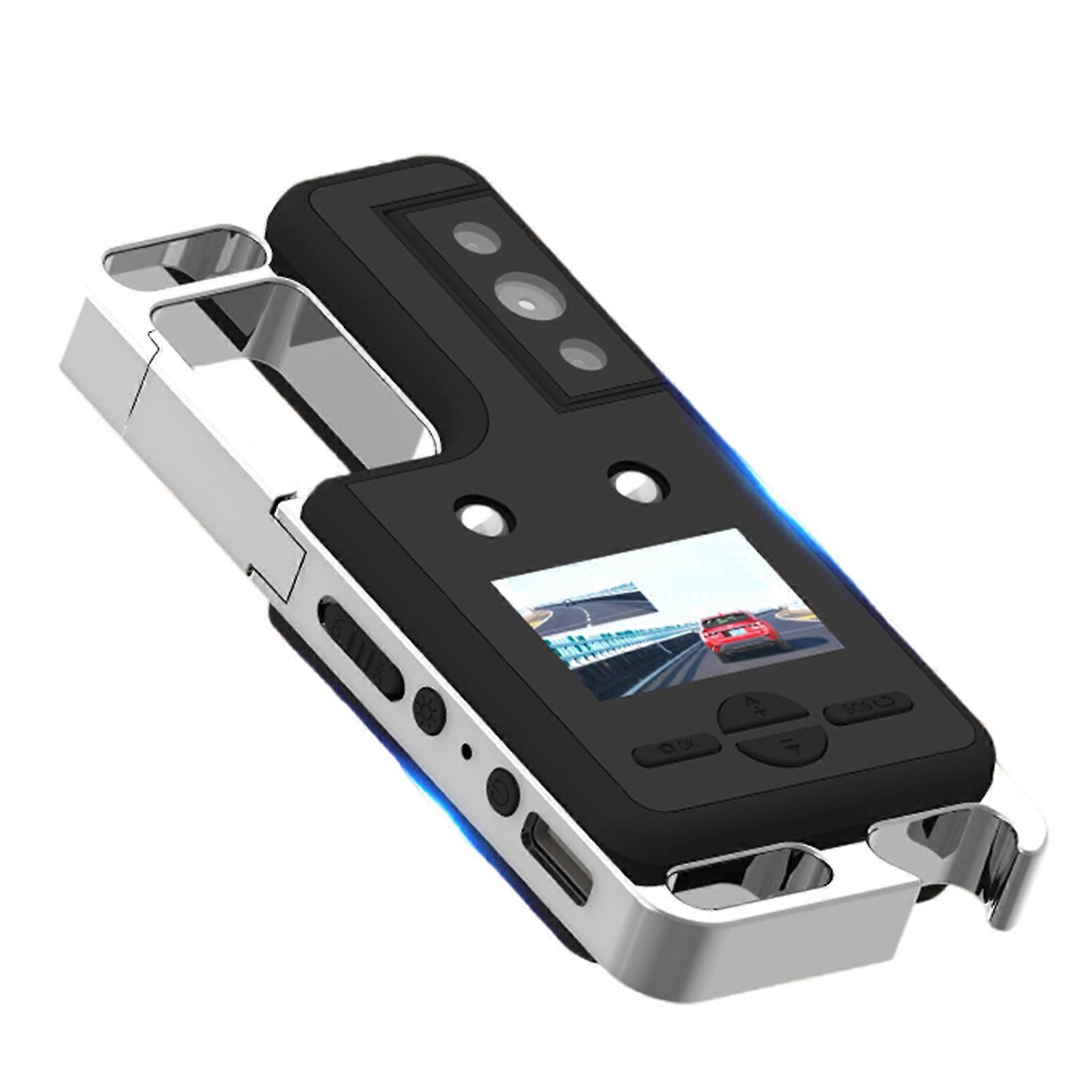 Wearable 2560x1460 Body Camera Video Recorder With OLED Screen, Easy Button Operate for Lectures and Travel Meetings Multicolor