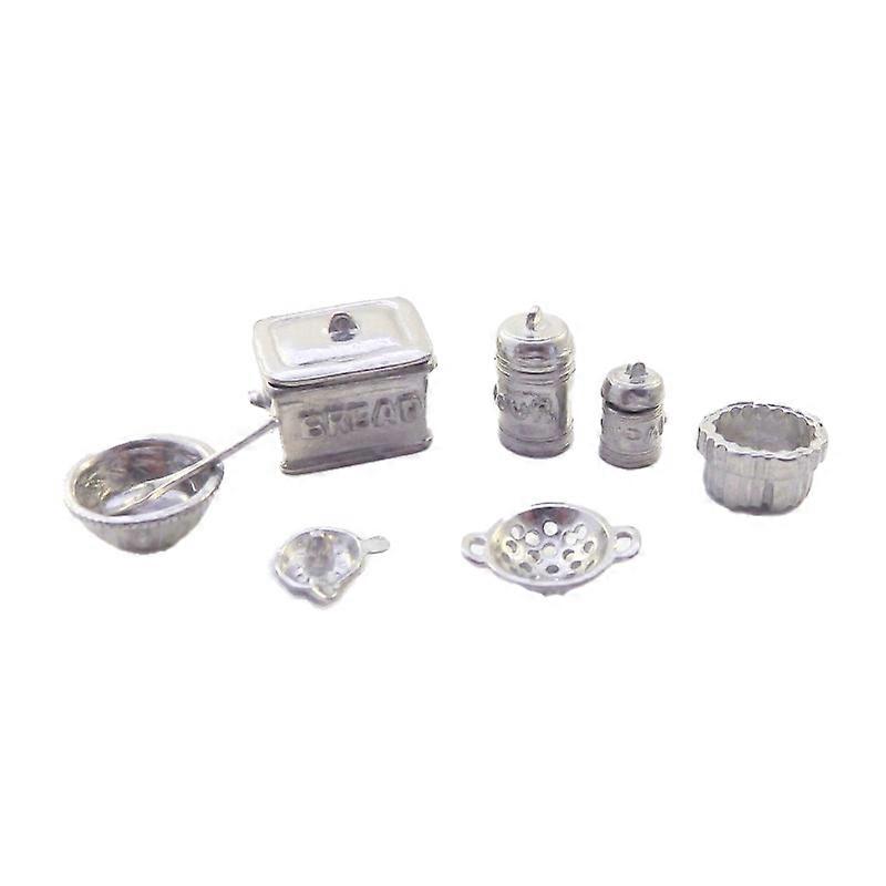 الدمى البيت بيوتر مطبخ التبعي مجموعة 1:24 مقياس مصغرة