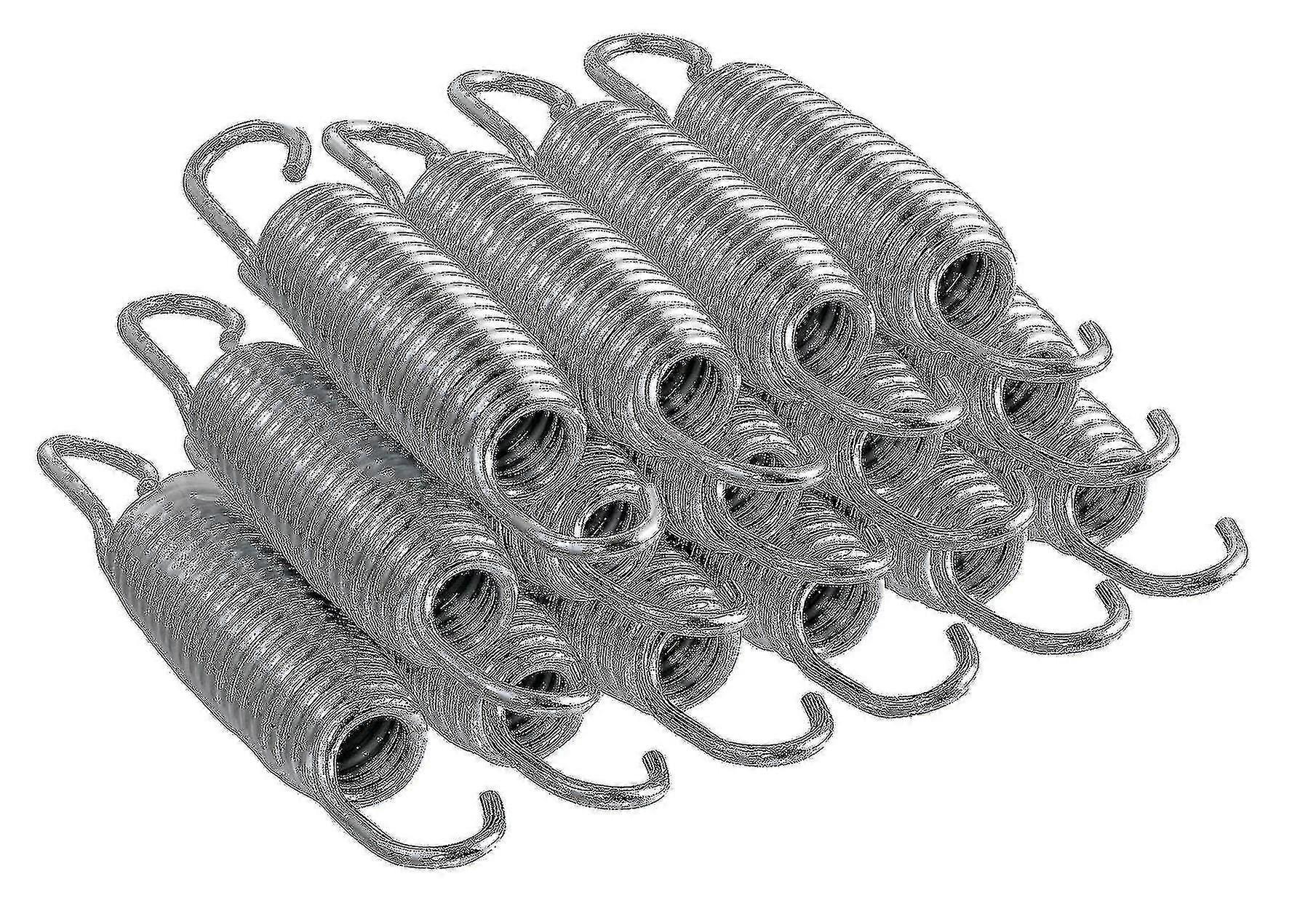 Set Of 15 Trampoline Replacement Springs, Heavy-duty Galvanised, Different Sizes High-quality