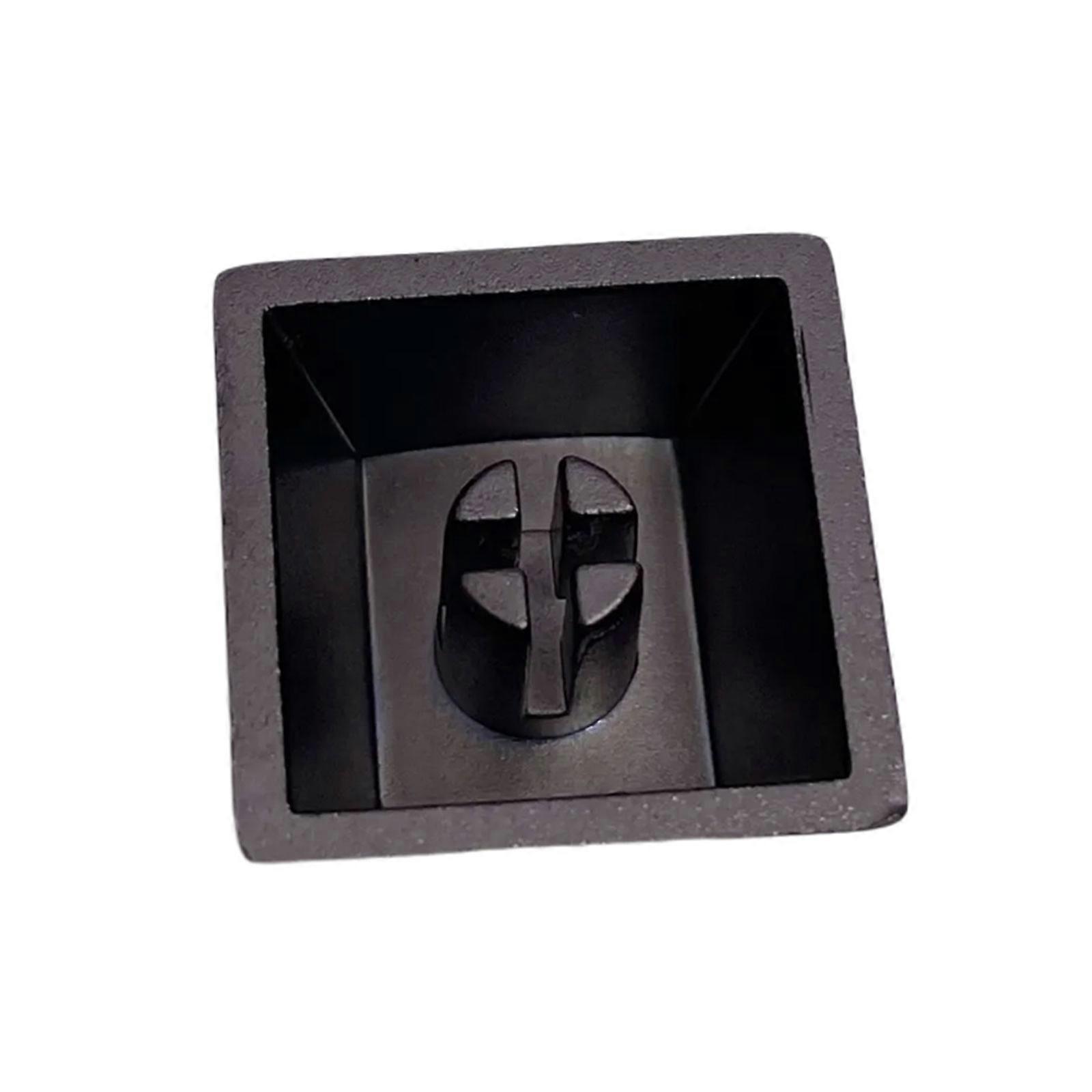 Original Height Zinc Alloy Keycap in Matte Finish Keycap for Mechanical Keyboards Gamers and Programmers  Black