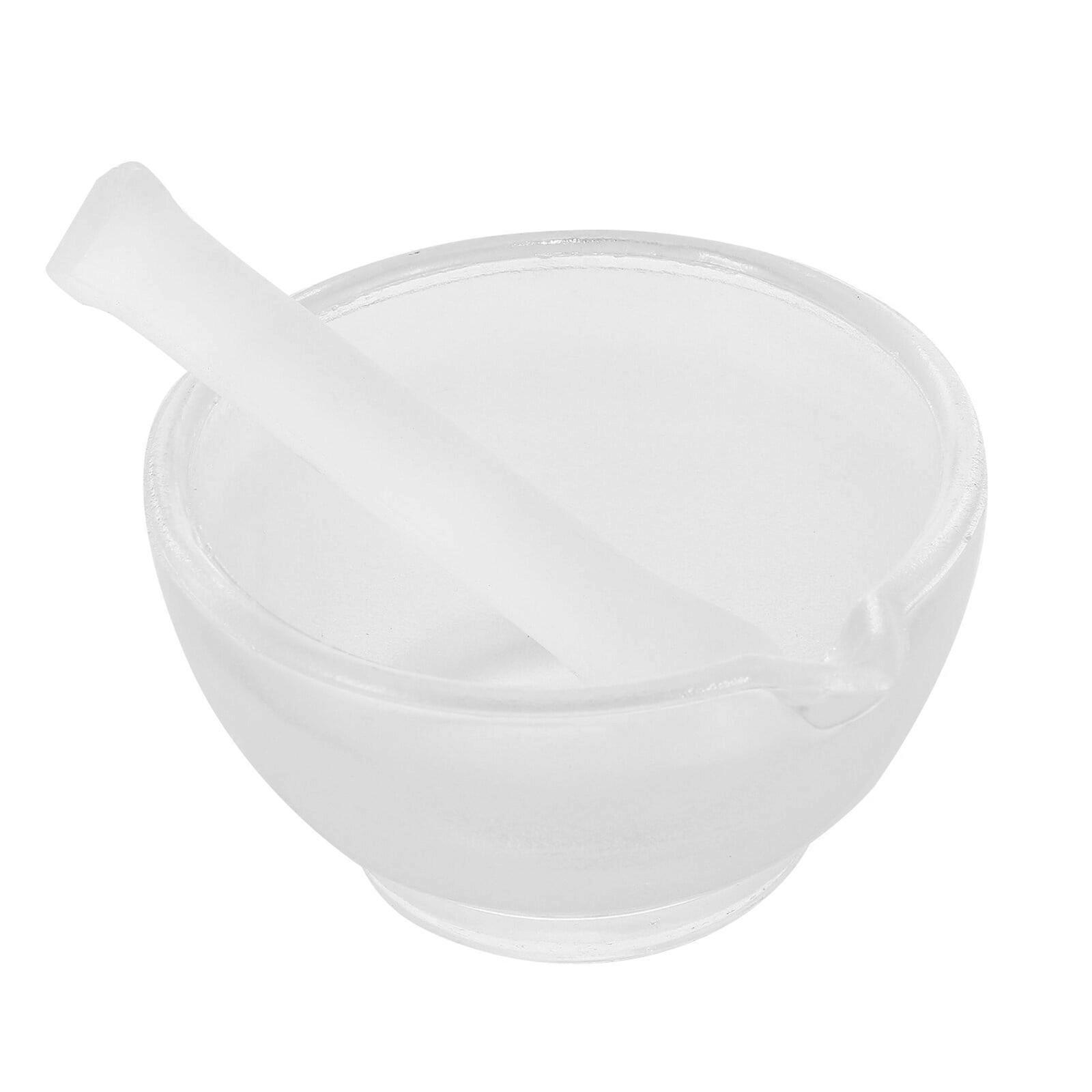 1 Set Solid Glass Pestle and Mortars Bowl Set Portable Grinding Mill Tools