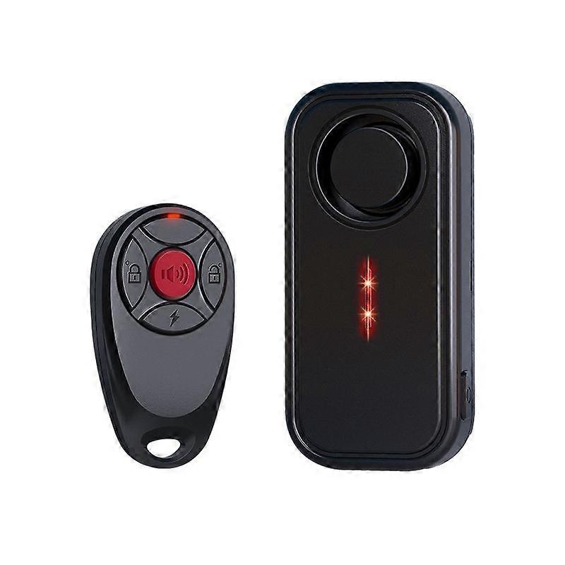 Wsdcam Vibration Bike Alarm Remote Control Bicycle Alarm 113dB Intrusion Detector Waterproof IP66 Vehicle Search Bike Alarm