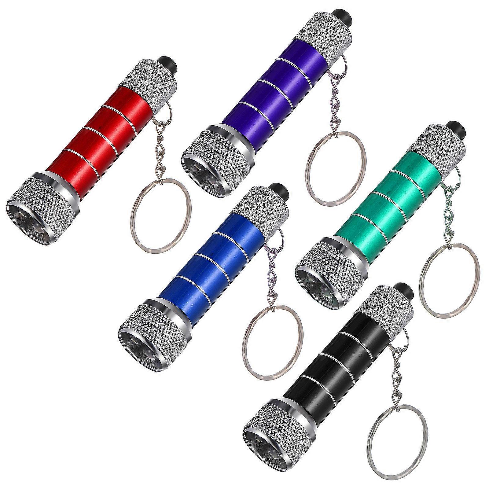 Strong Light Torch Flashlight Keychain Mini for Decoration 10Pcs Pack