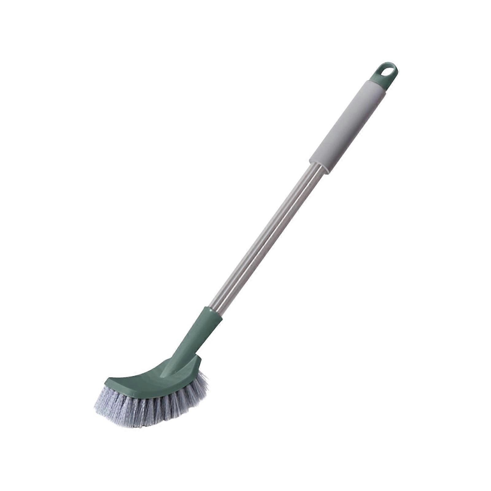 Tahtuvzn Toilet Brush with Long Handle, Soft Bristles, No Dead Angles, Hanging Design - Compatible with Standard Holders