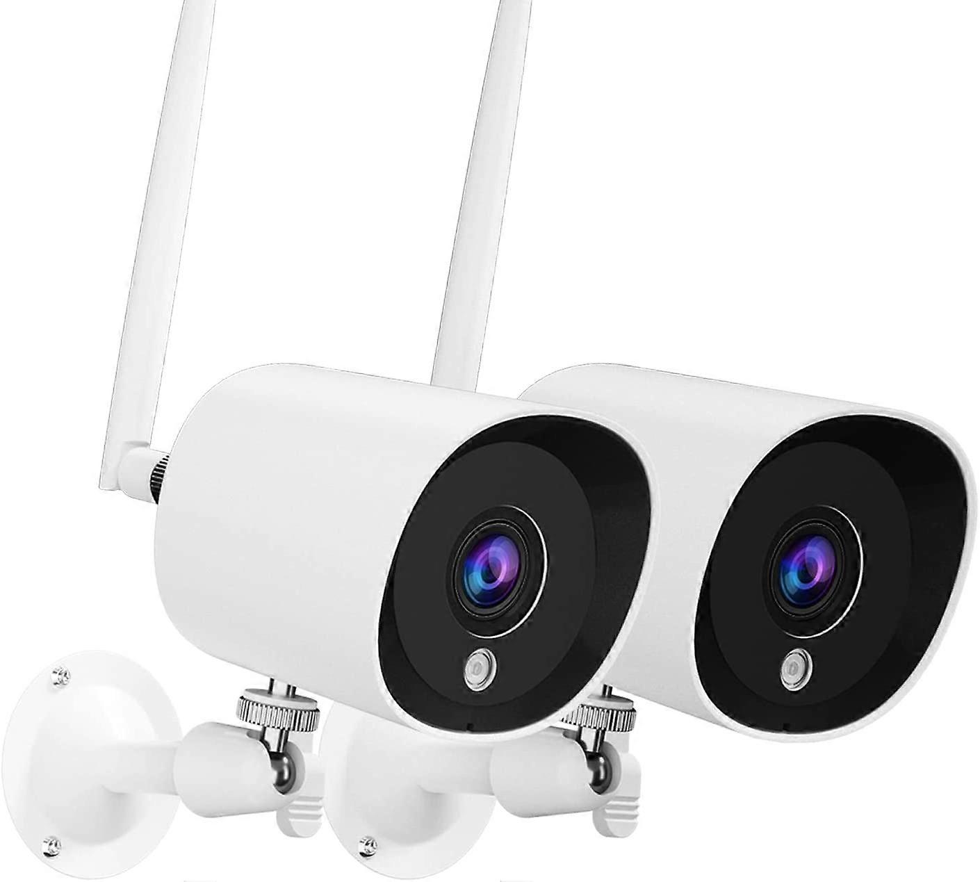 2022 Updated Security Outdoor Camera with Night Vision,2K WiFi Alexa Camera for Home Security, Outdoor/Indoor Security