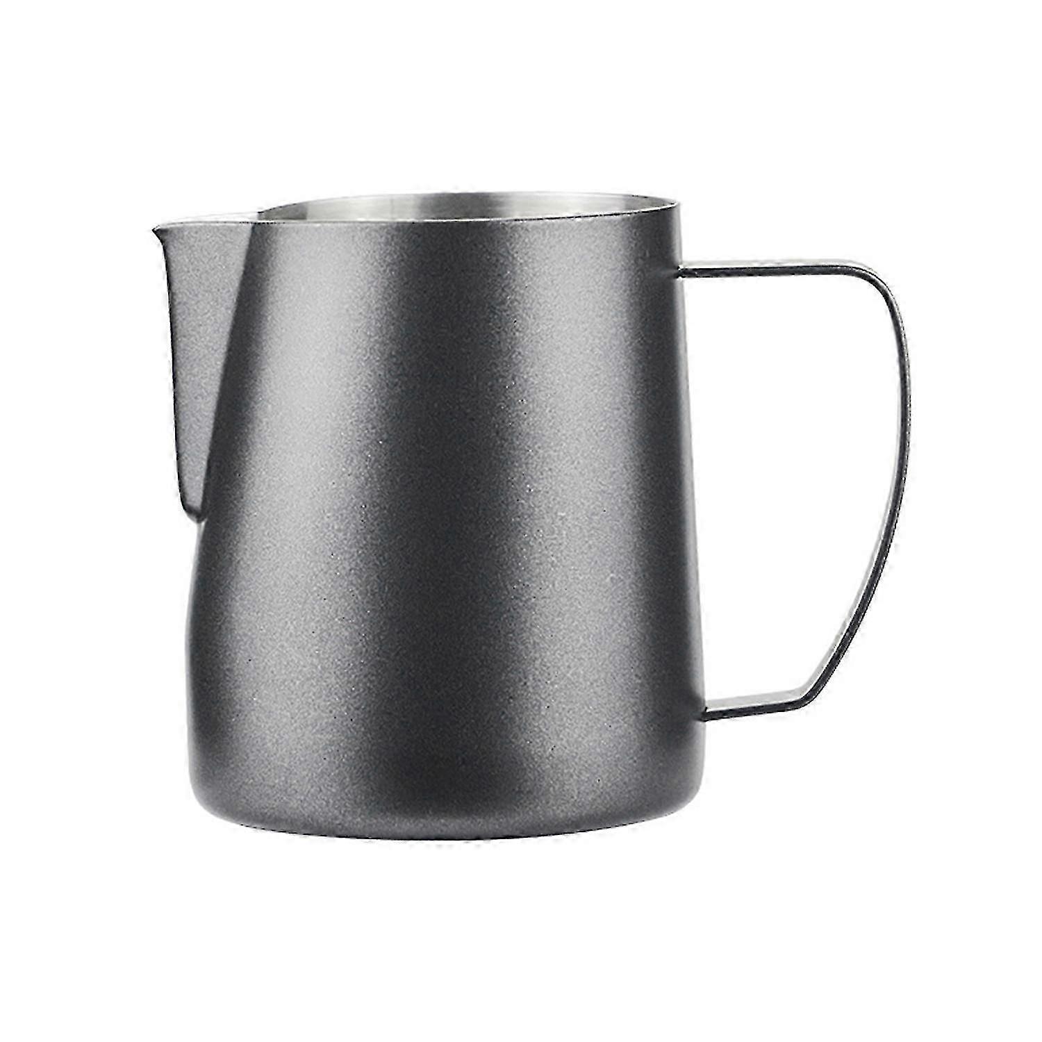 450ml pichet de café à vapeur poignée ergonomique de qualité alimentaire pichet à mousse de lait en acier inoxydable