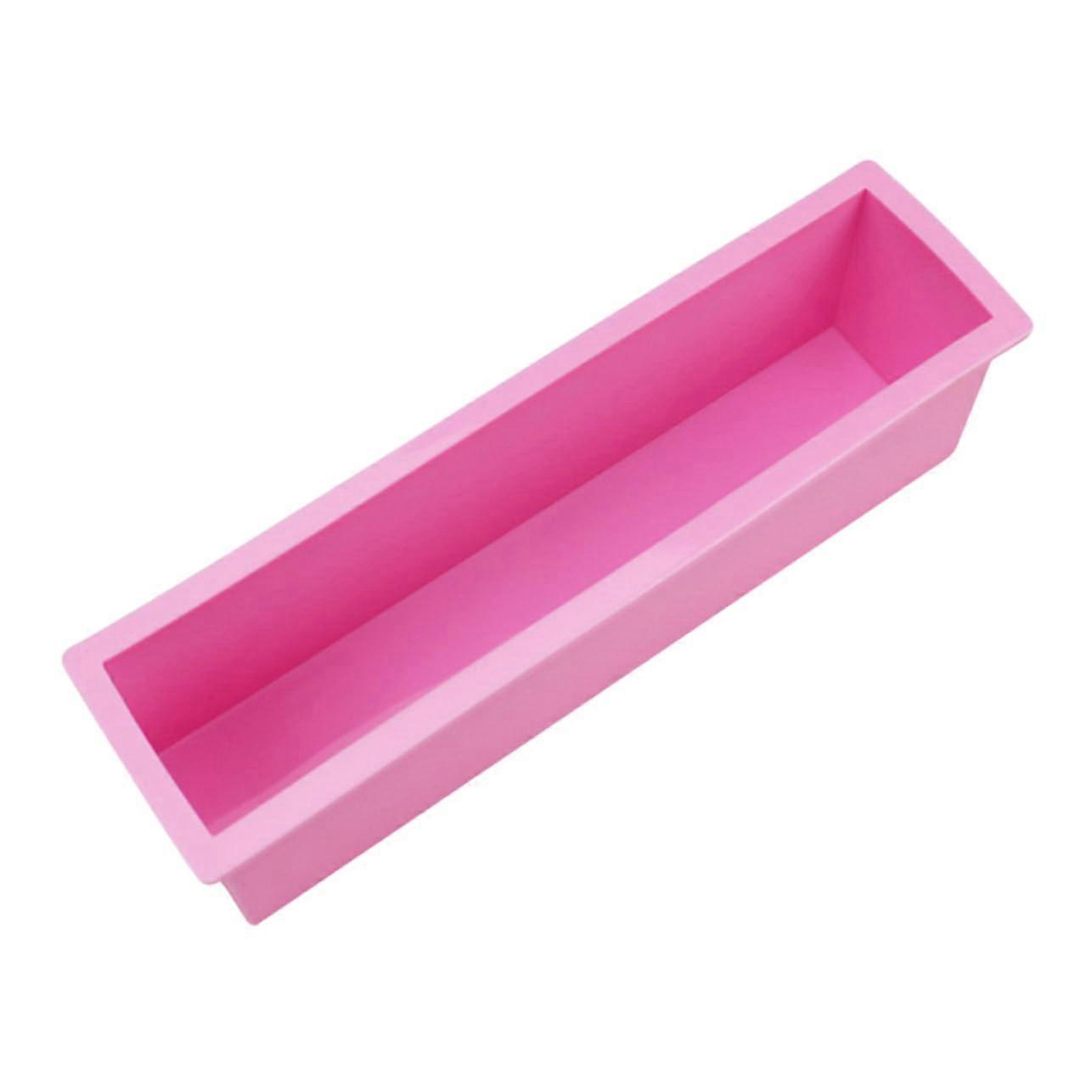 Large Rectangular Silicone Soap Mold Nonstick Heat Resistant for DIY Loaf Cake Baking