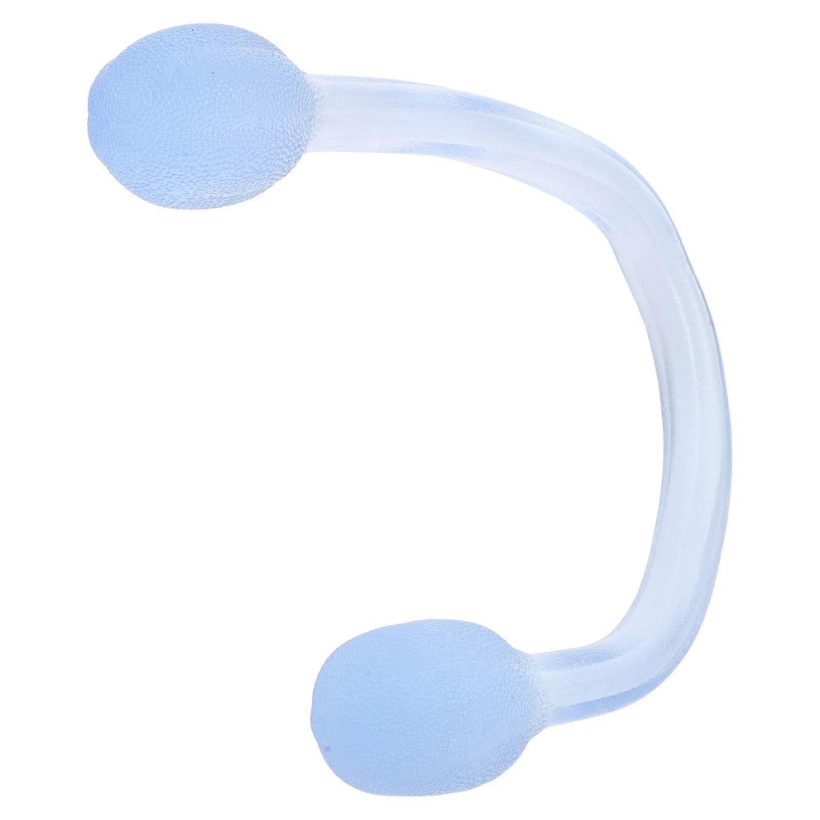 SkyBlue Silicone Yoga Stretching Strap for Exercise High Elastic Resistance Band for Arm and Chest Training