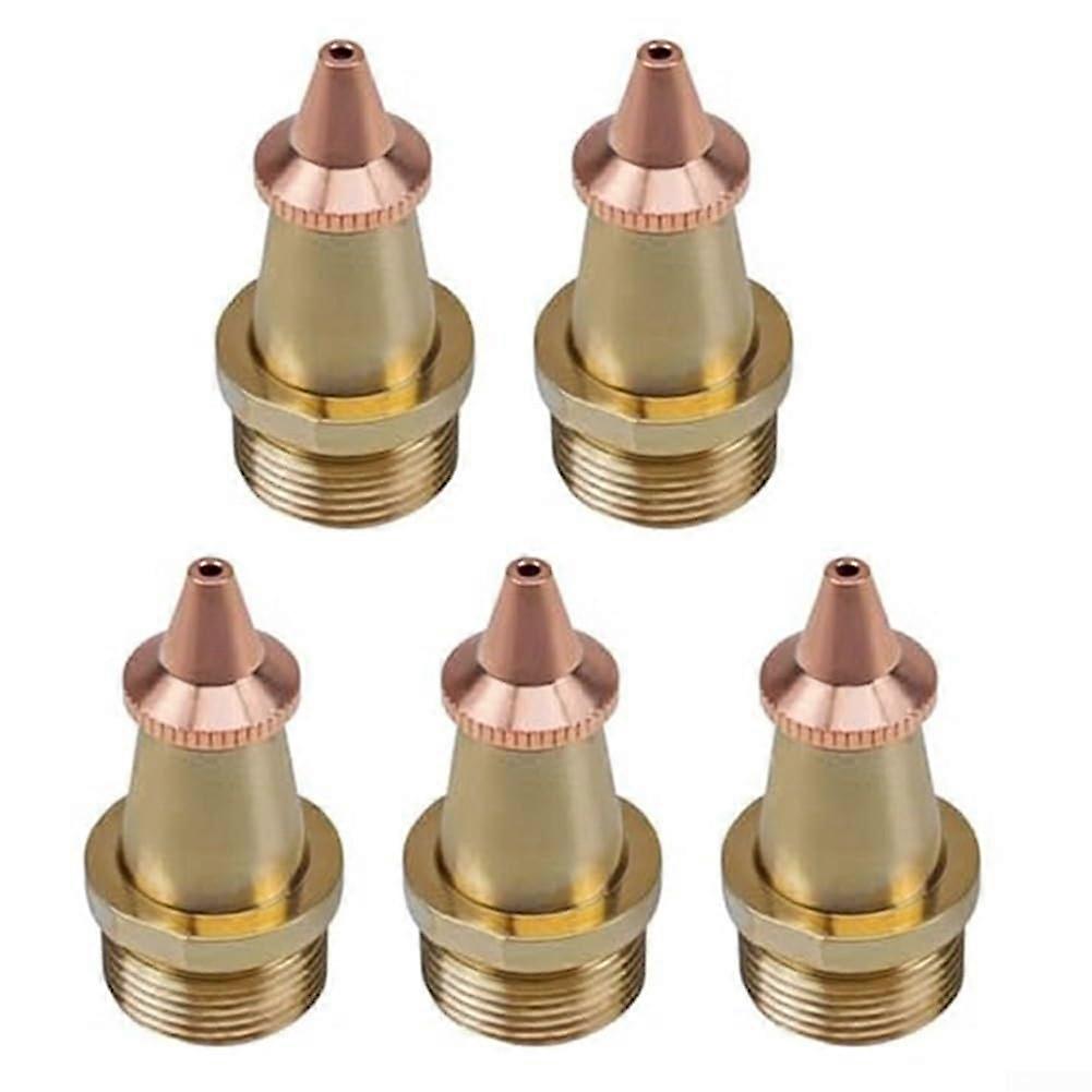 Welding Nozzle Set of 5 Copper Tips for M16 Torches, 1.5mm Aperture Wire Feeding
