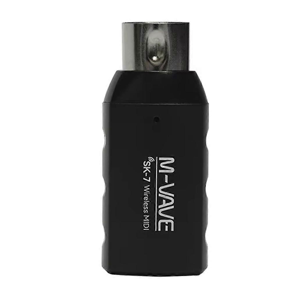 M-VAVE SK7 MIDI Adapter Mini Wiederaufladbarer Wireless Midi Empfänger/Sender Übertragungssystem Adapter Plug-and-Play-Unterstützung