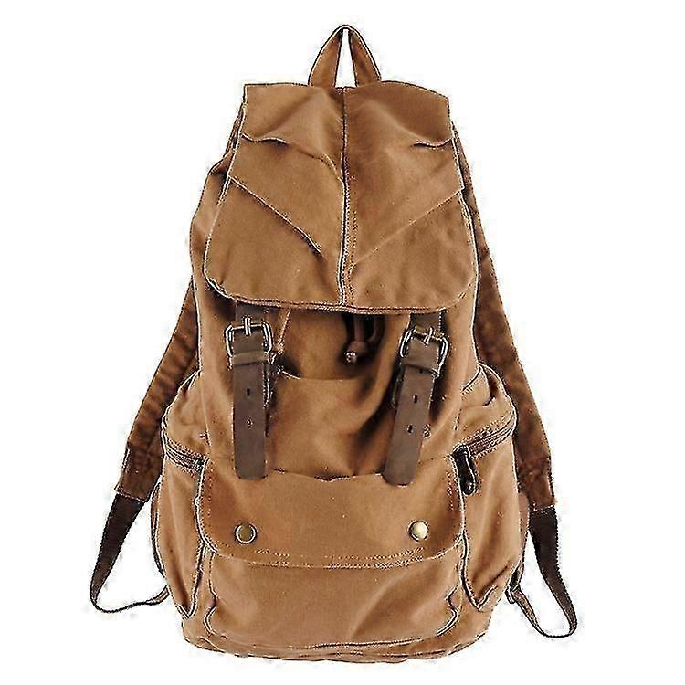 School Trip Student Backpack Vintage Canvas