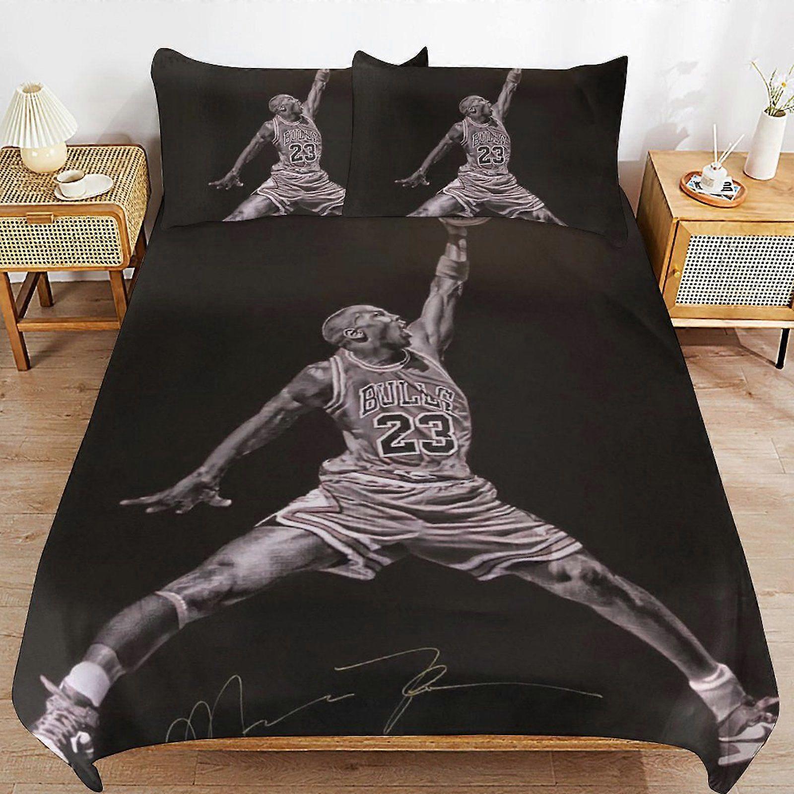 46BY Michael Jordan Advanced Layer Soft Comfort Zipper Closure Enhanced Bedding Feel Duvet Cover Sets Value SQ46