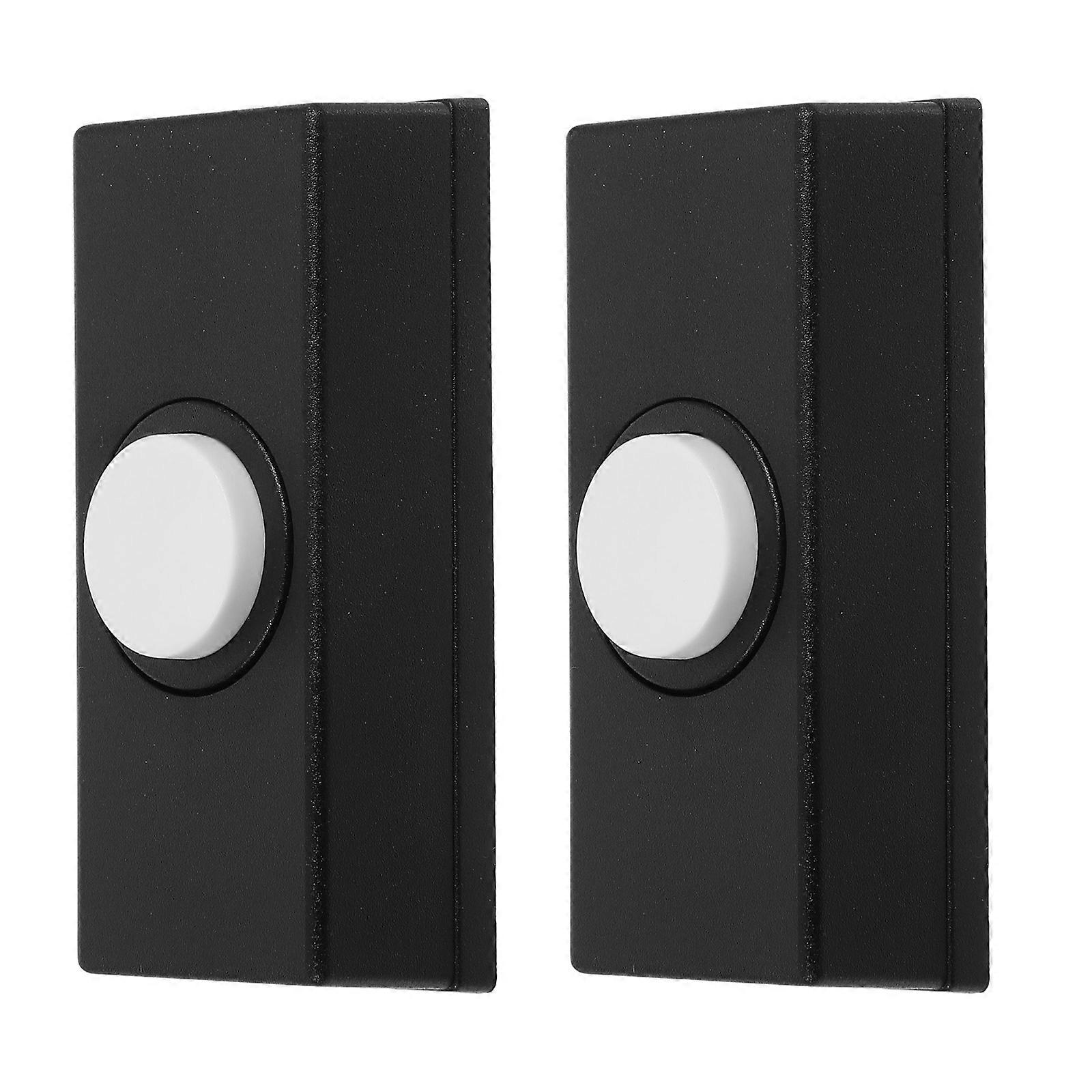 Wireless Door Bell Retro Design Doorbell Button Replacement For Garage 2Pack