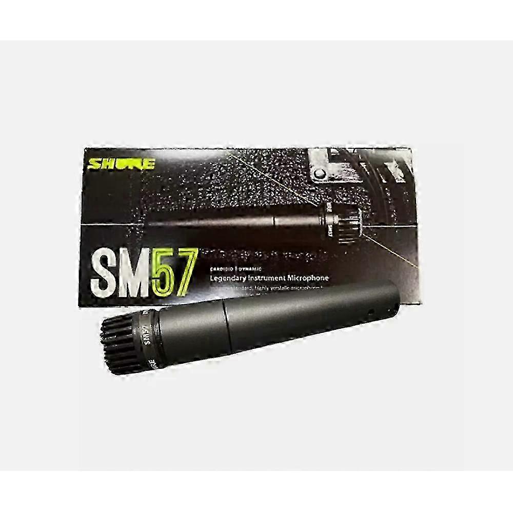 Wired Dynamic Microphone for Shure SM57 with Cardioid Polar Pattern Black