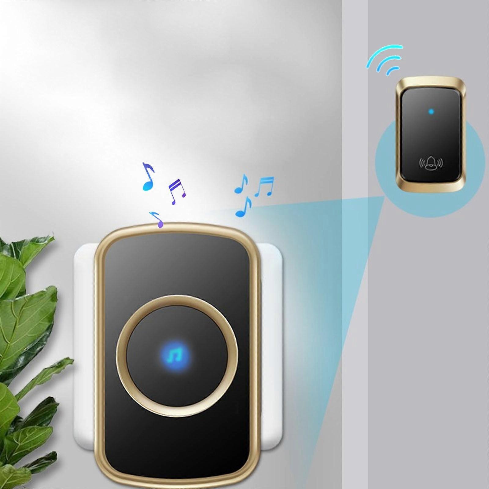 Jacenvly Smart WiFi Video Doorbell with Night Vision, 2-Way Audio, Rechargeable, Compatible with Home Intercom Systems - Father's Day Gift