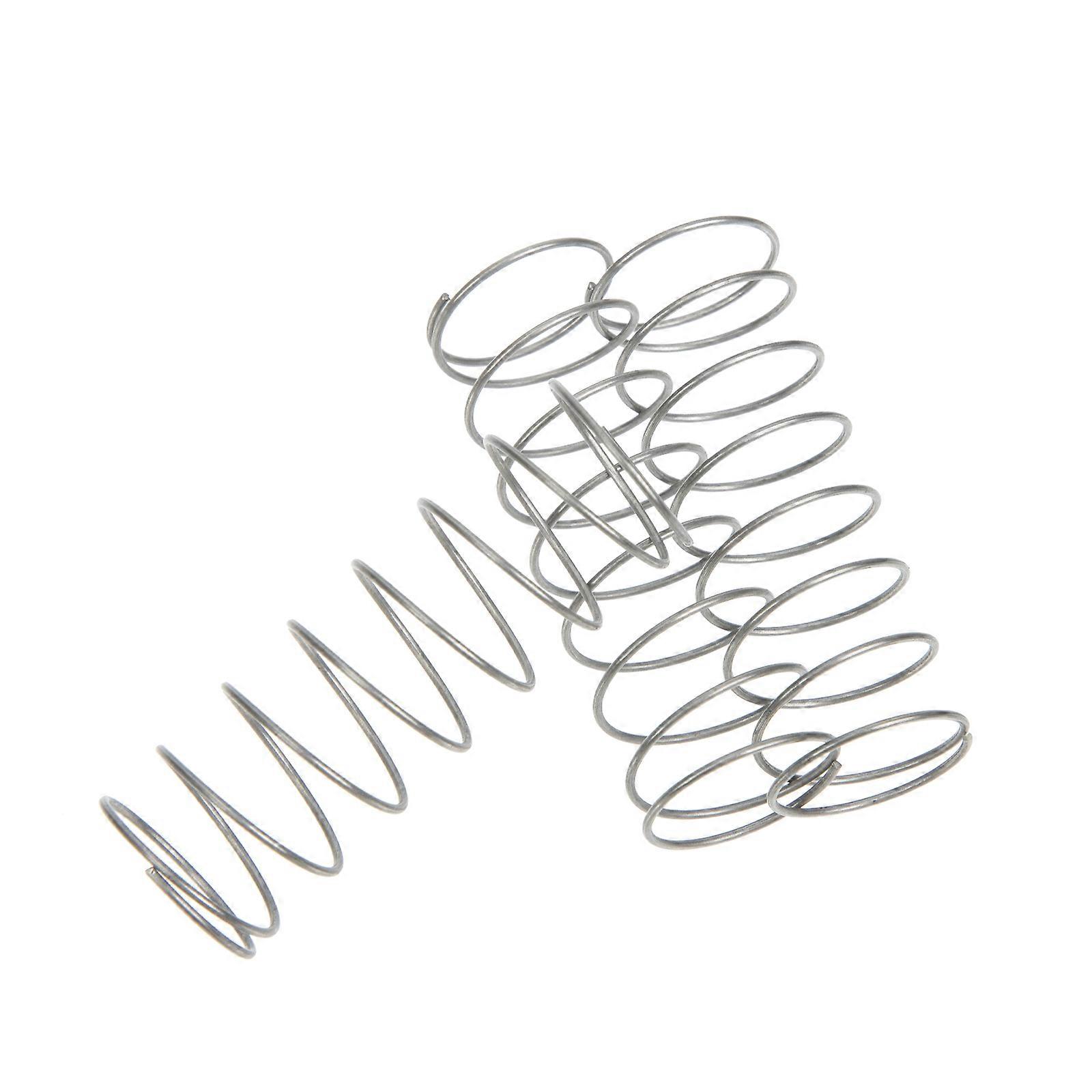 Silver Trumpet Button Spring Replacement Set for Trumpet Use 12Pcs Accessories