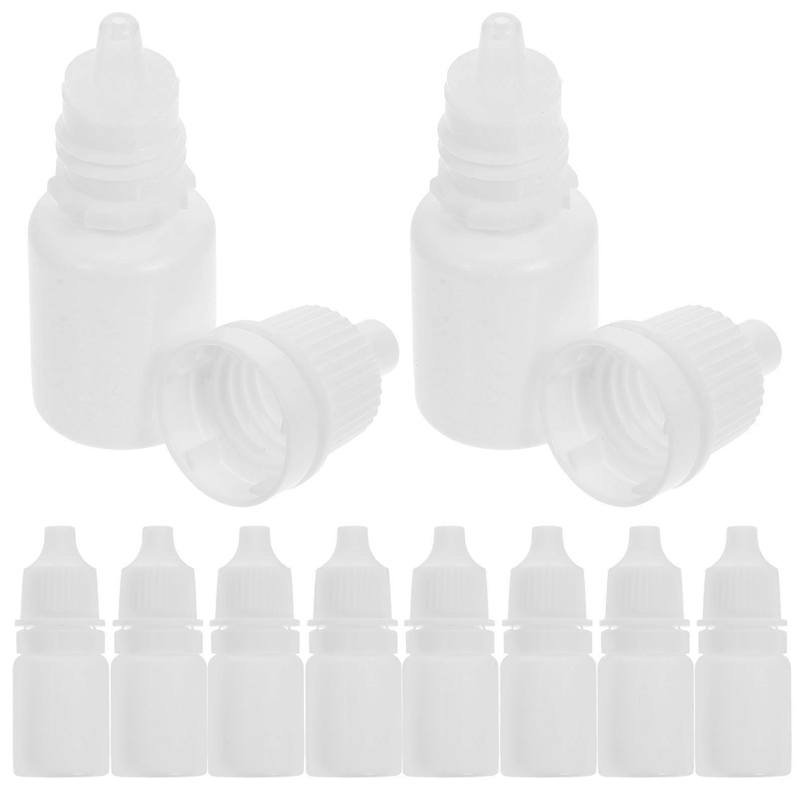 Dropping Bottles Dropping Bottles for Storage Use 10Pcs White Plastic